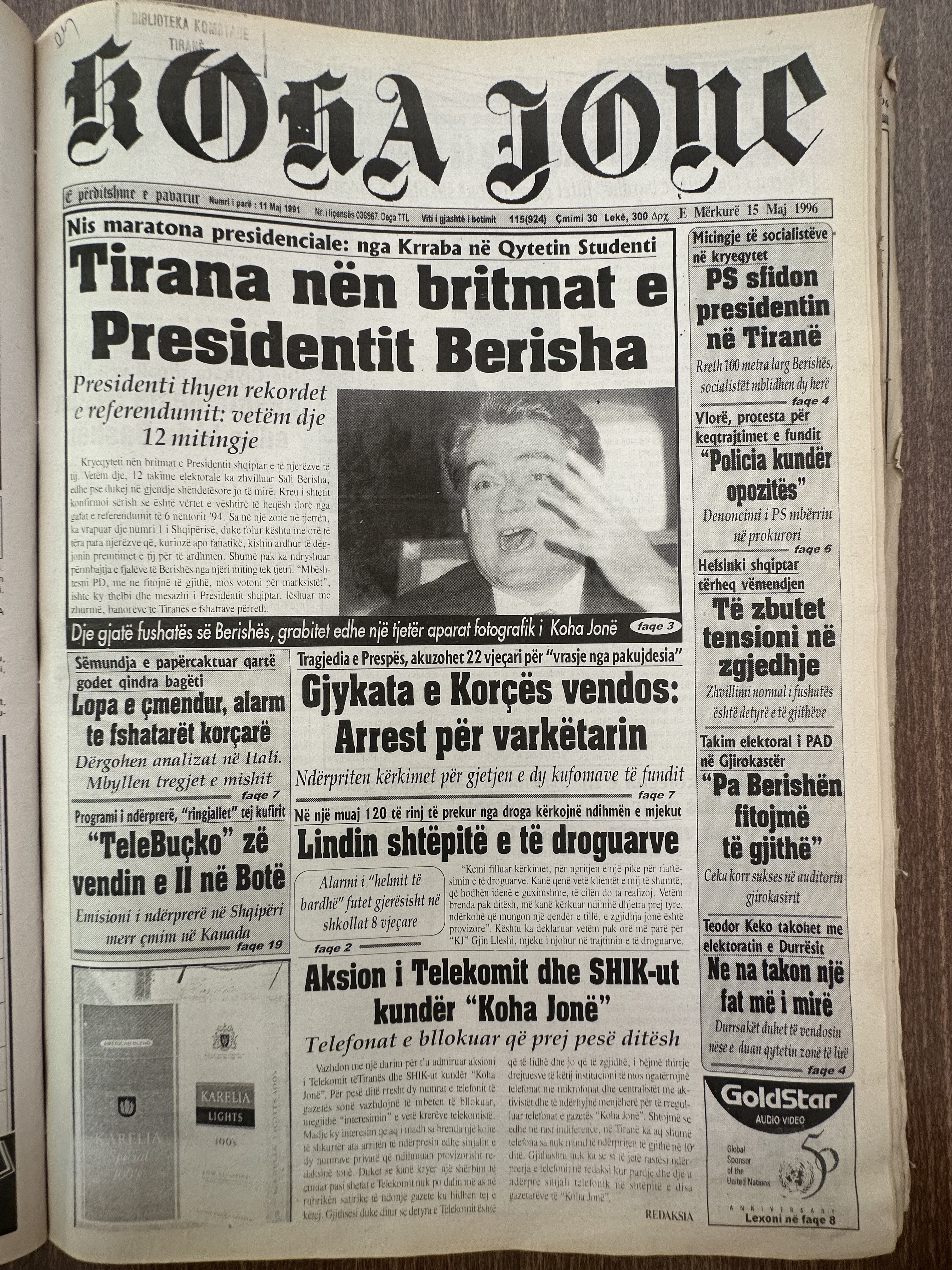 Koha Jonë 1996-05-15