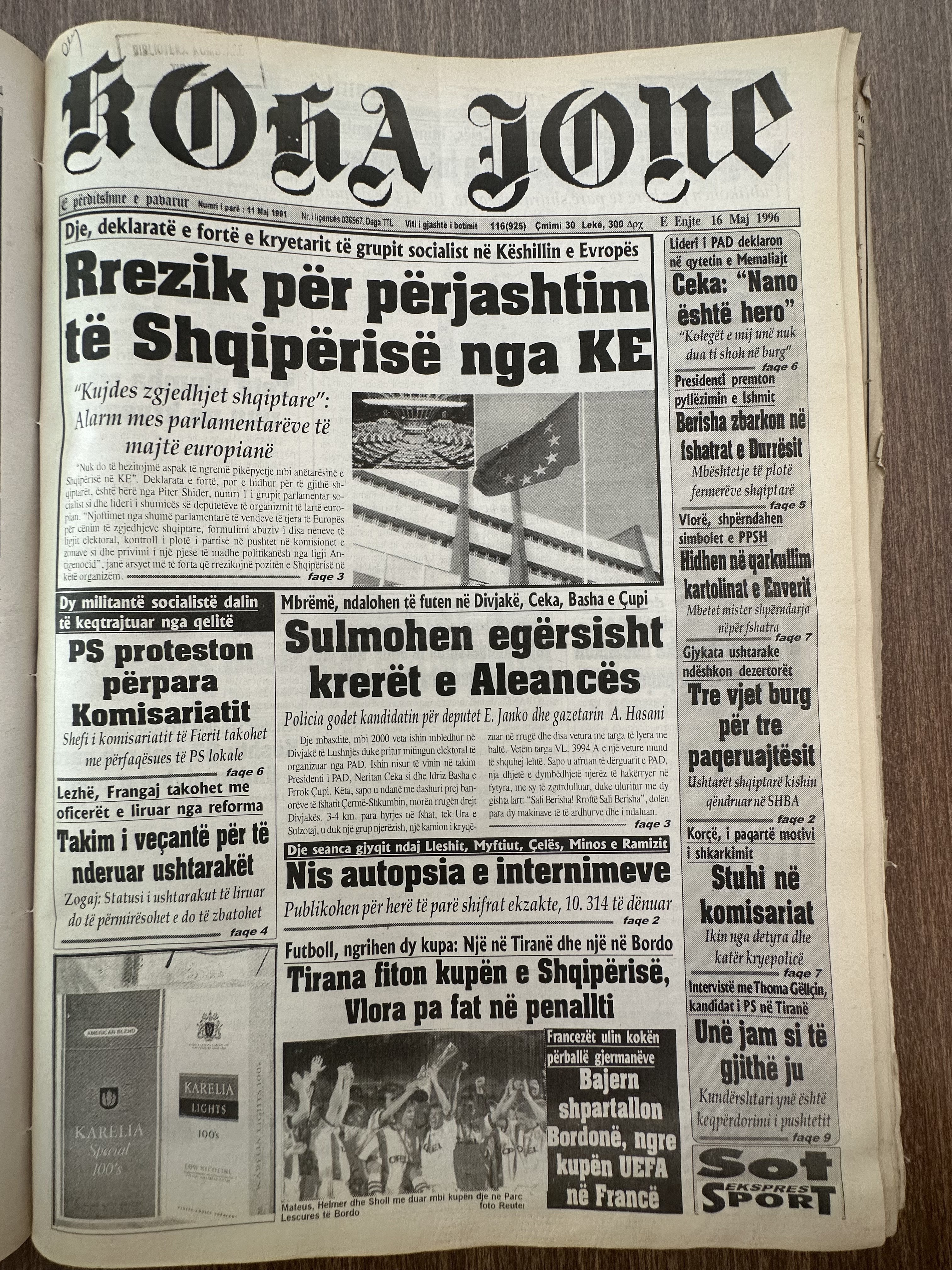 Koha Jonë 1996-05-16