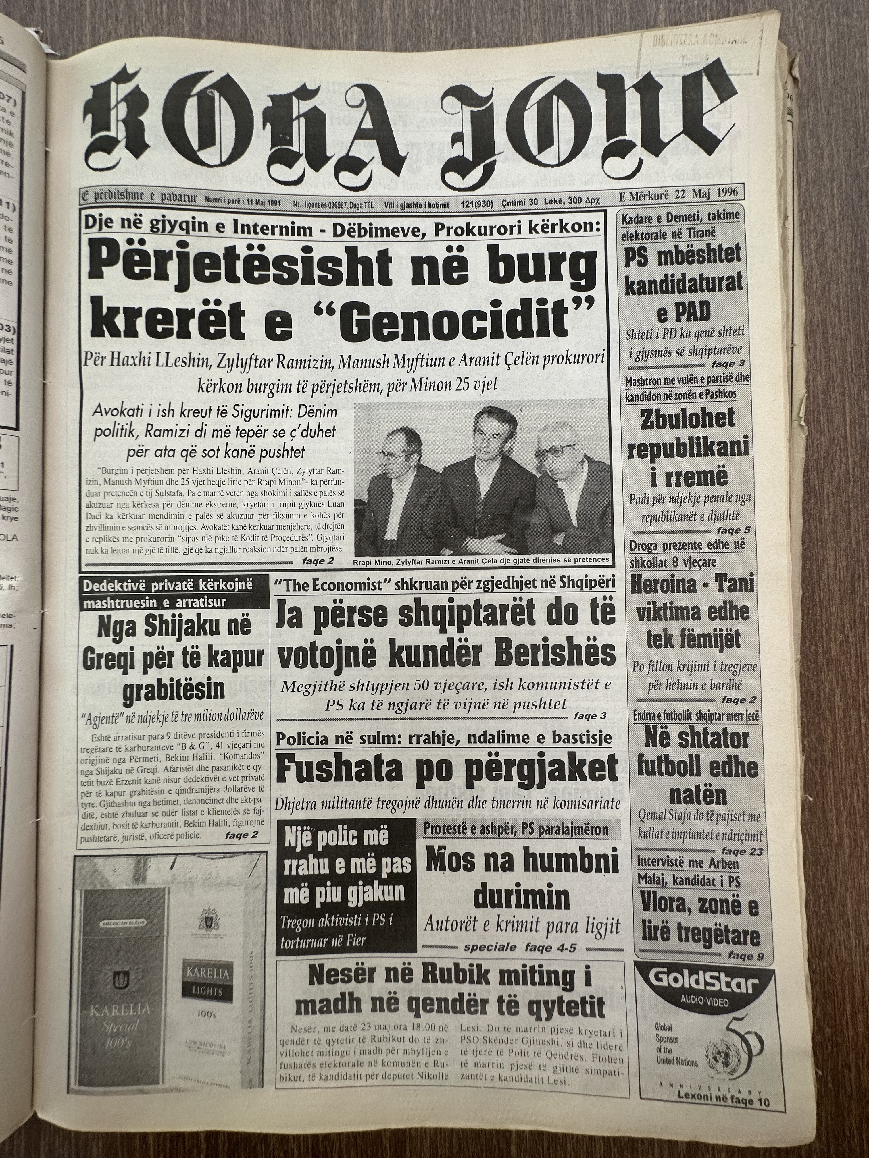 Koha Jonë 1996-05-22