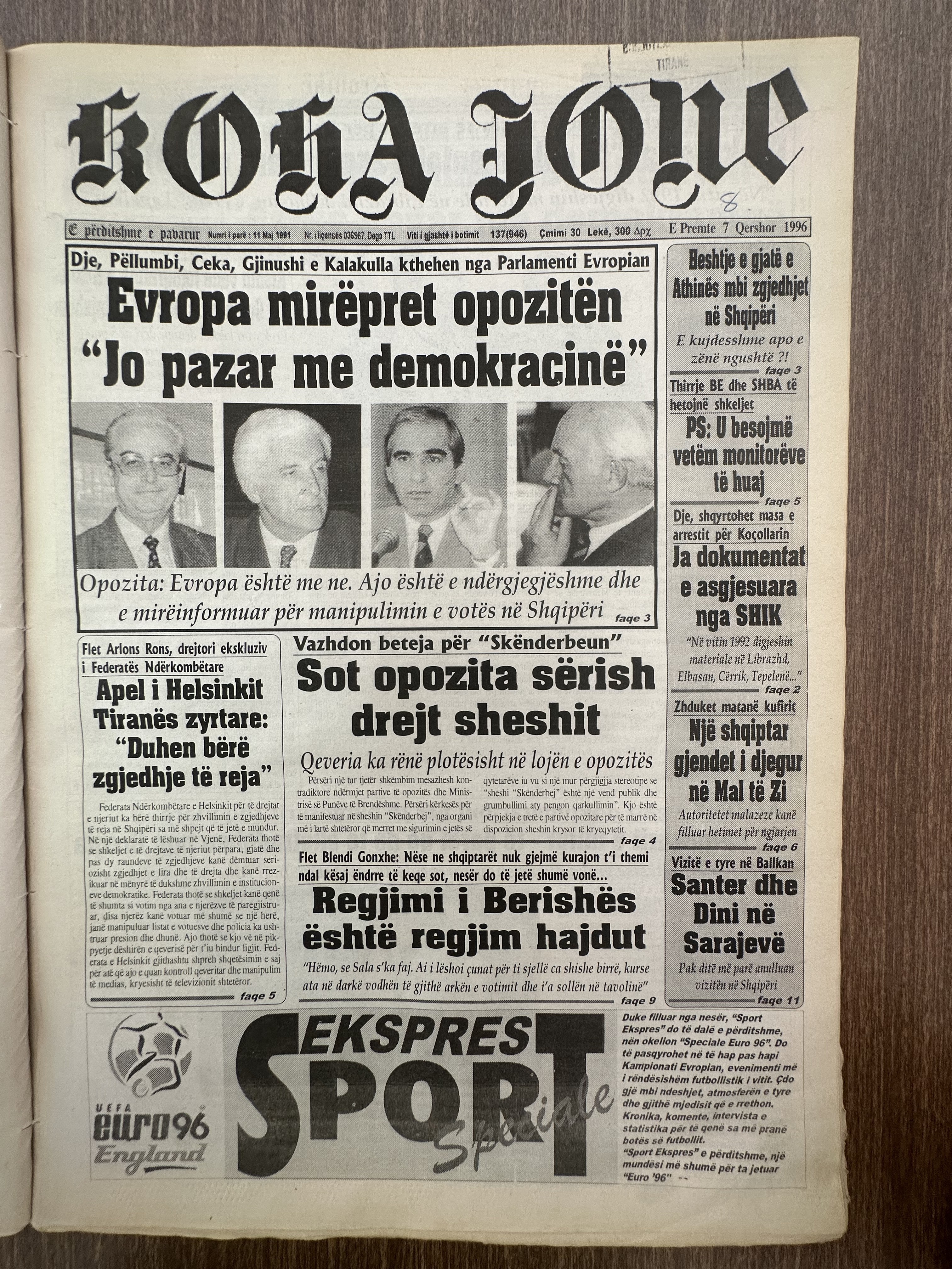 Koha Jonë 1996-06-07
