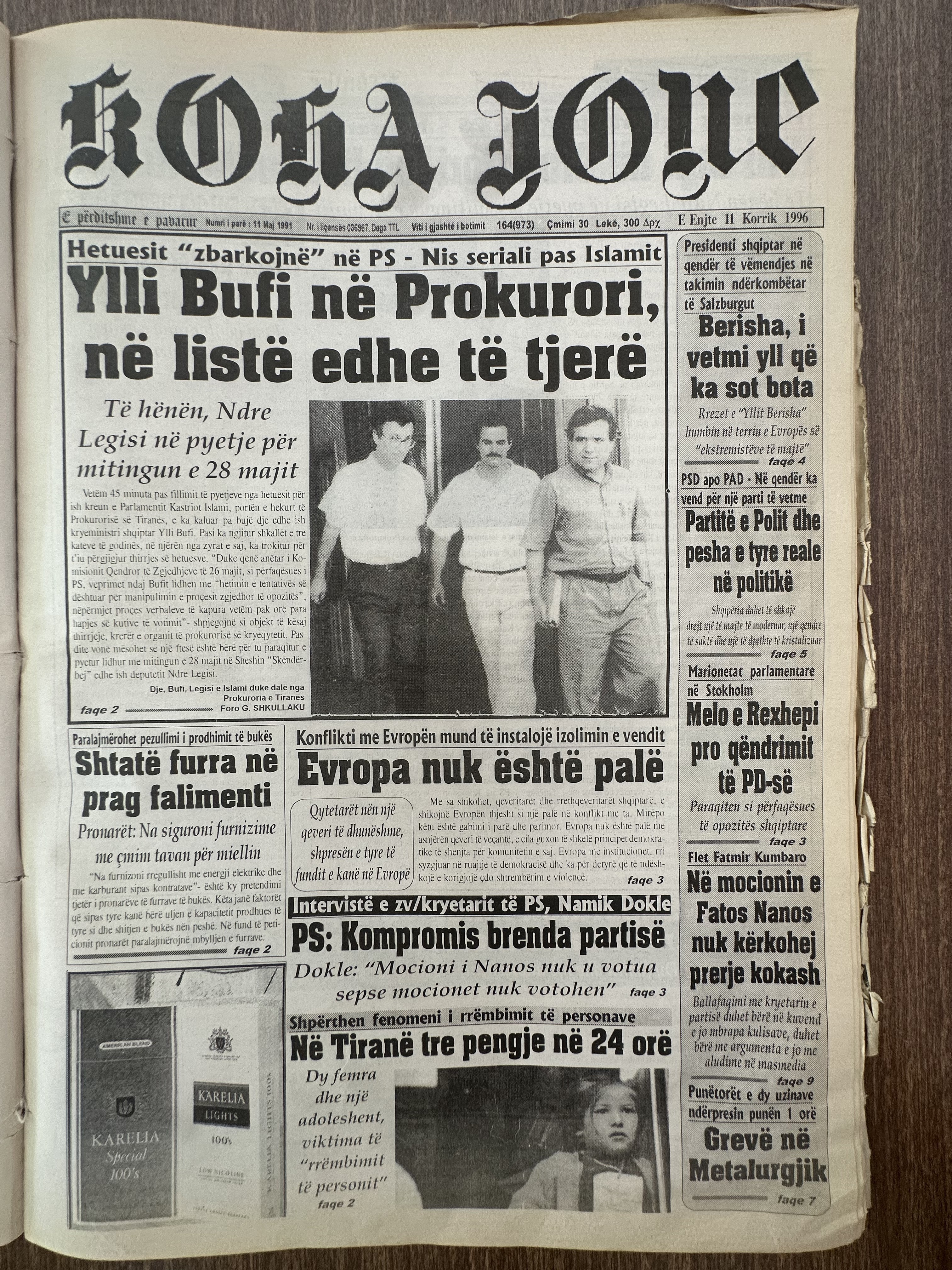 Koha Jonë 1996-07-11