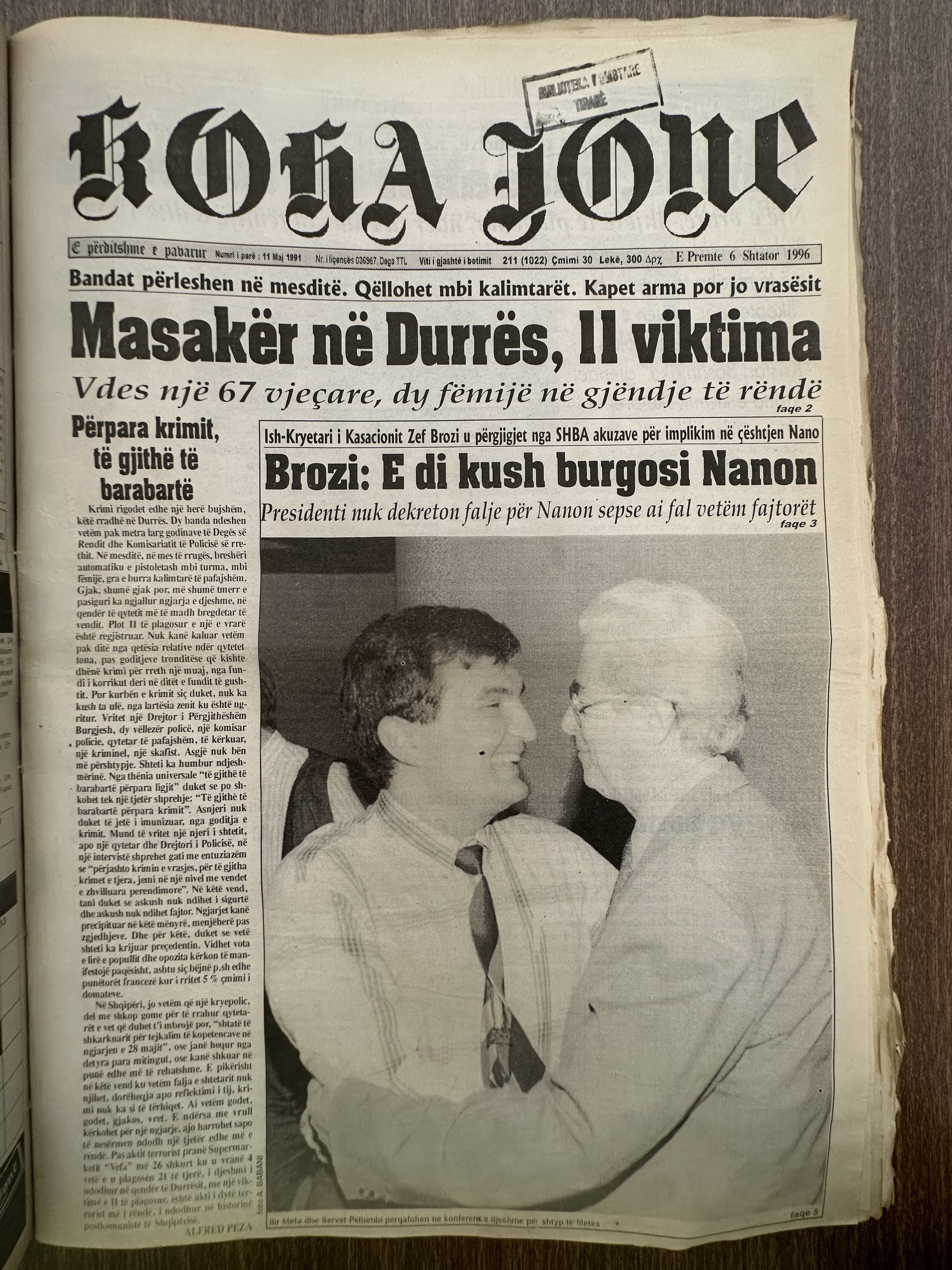 Koha Jonë 1996-02-06