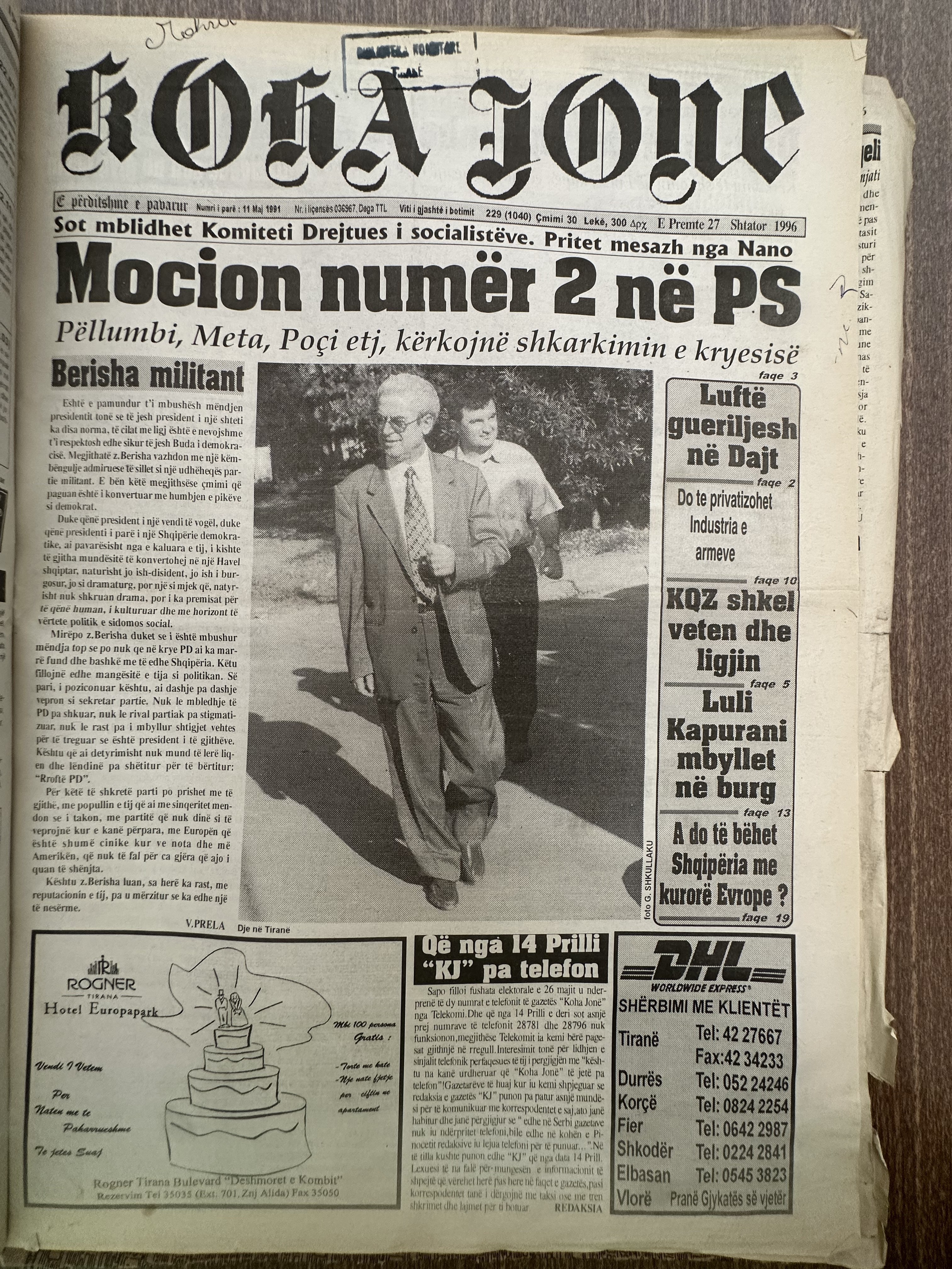 Koha Jonë 1996-09-27