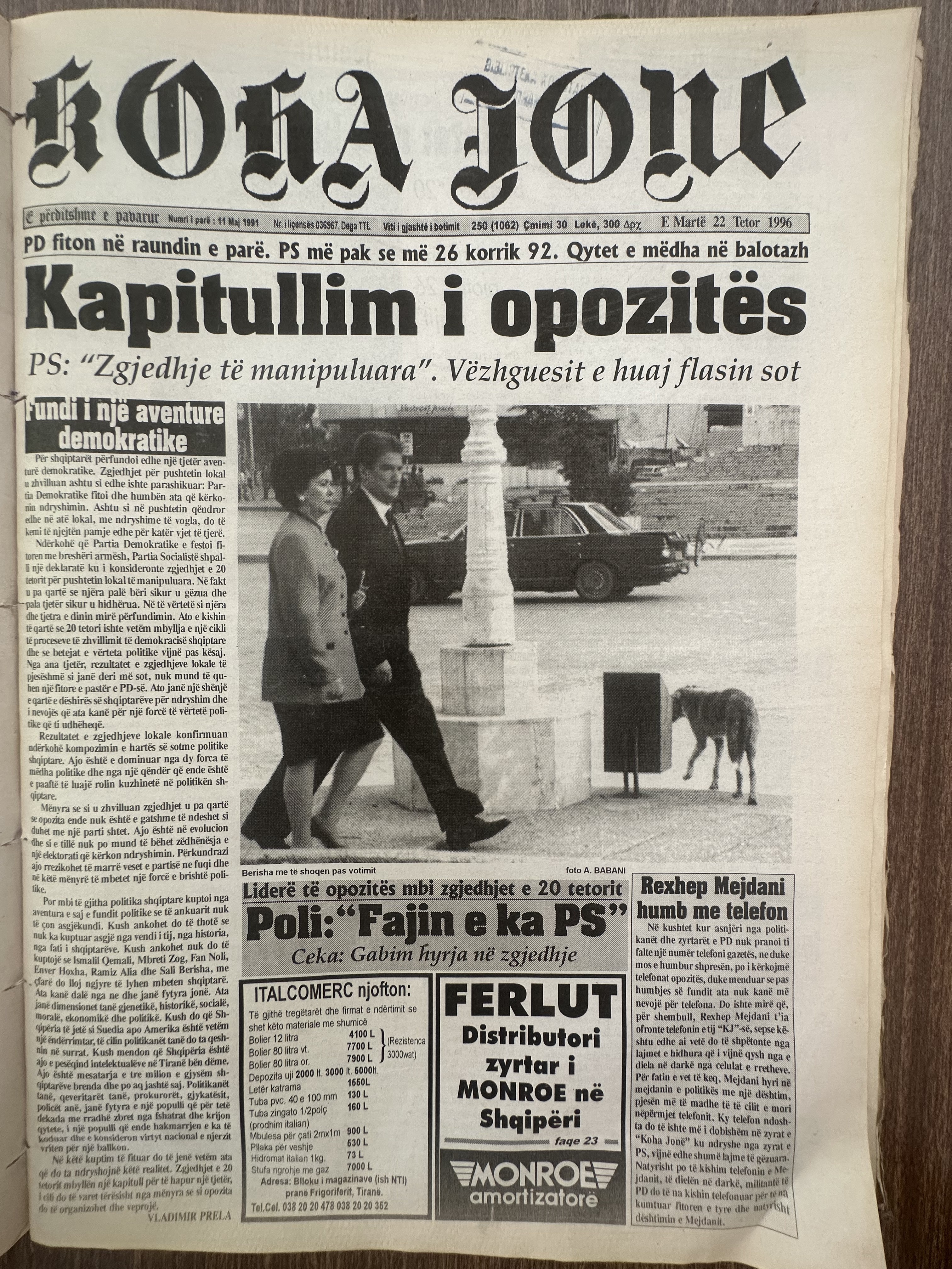 Koha Jonë 1996-10-22