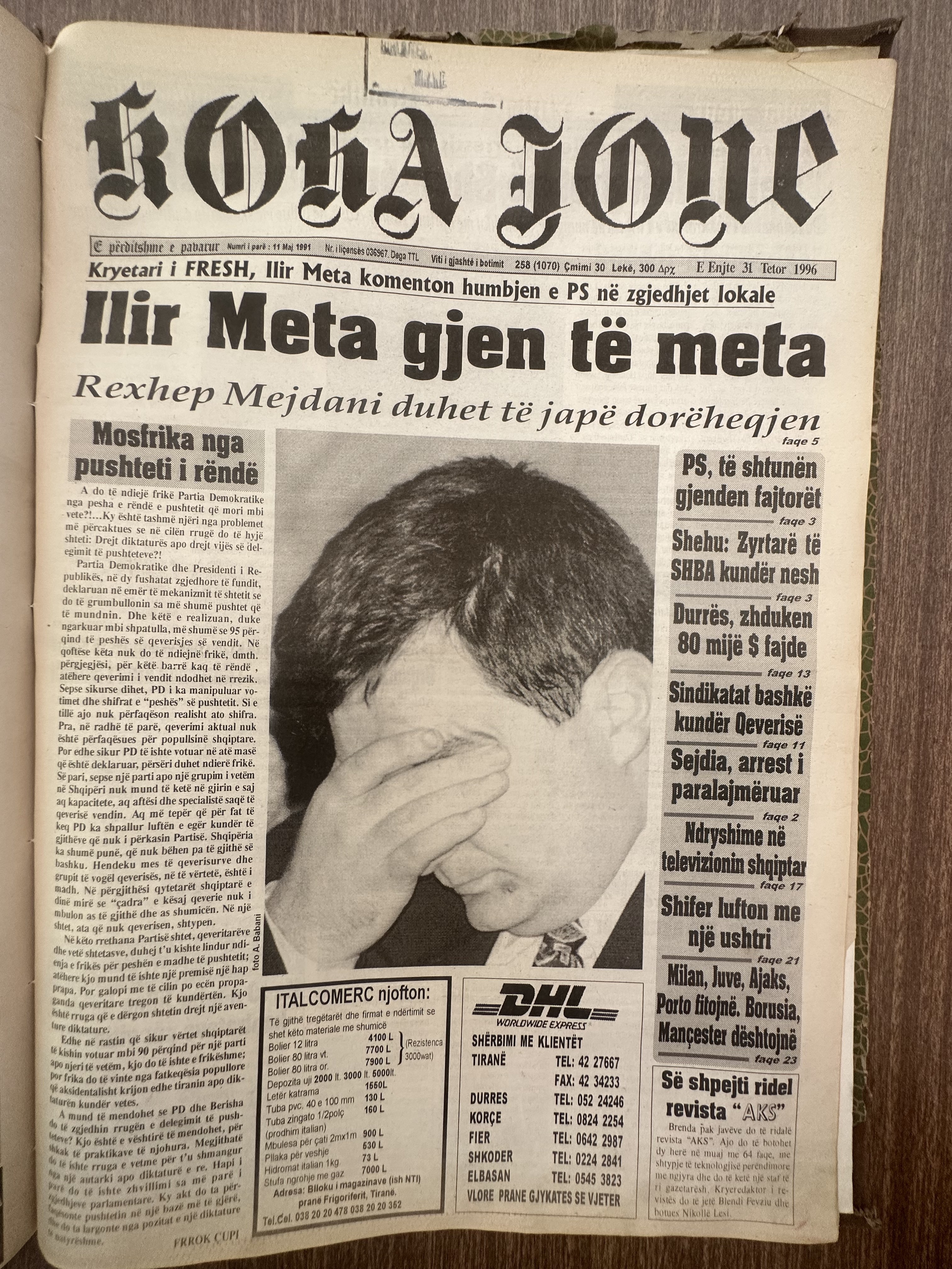 Koha Jonë 1996-10-31