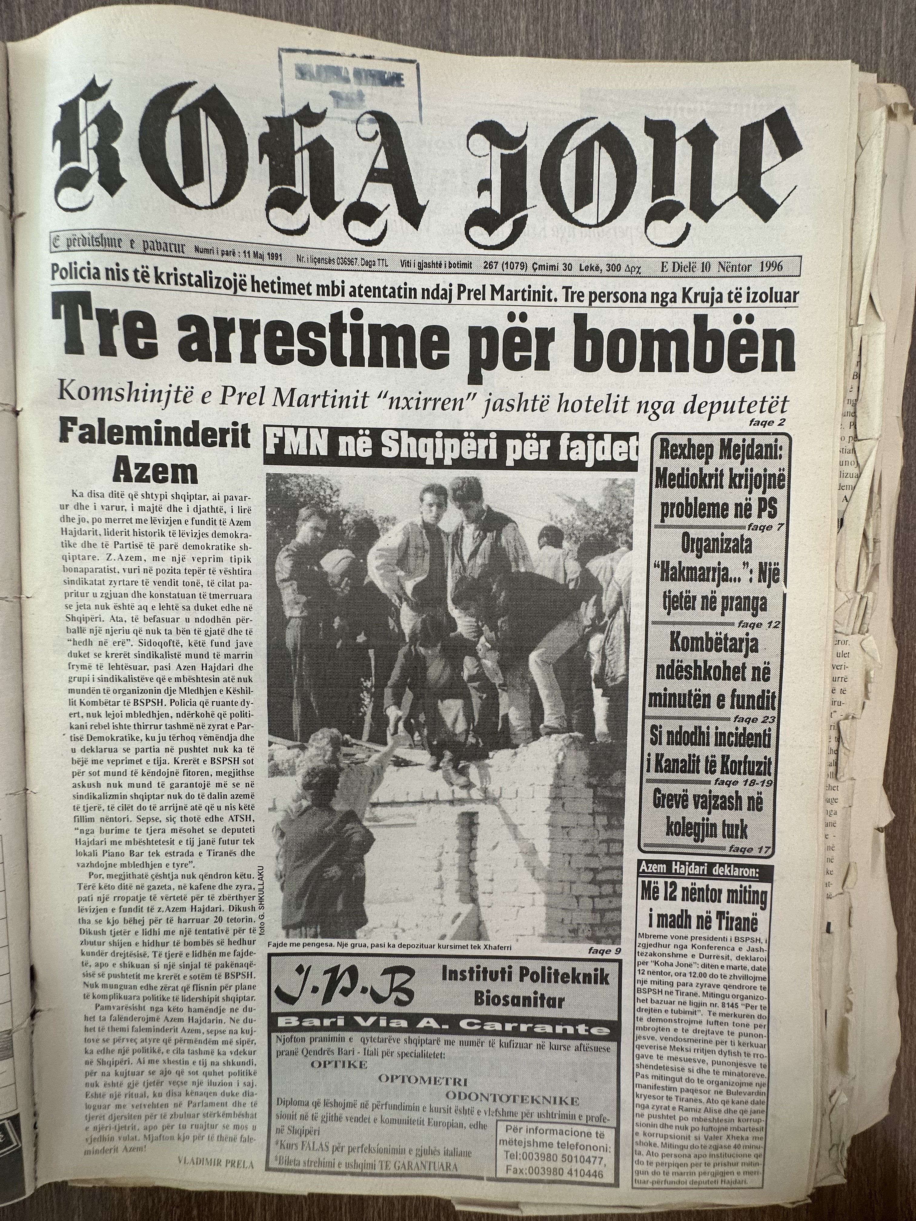 Koha Jonë 1996-11-10