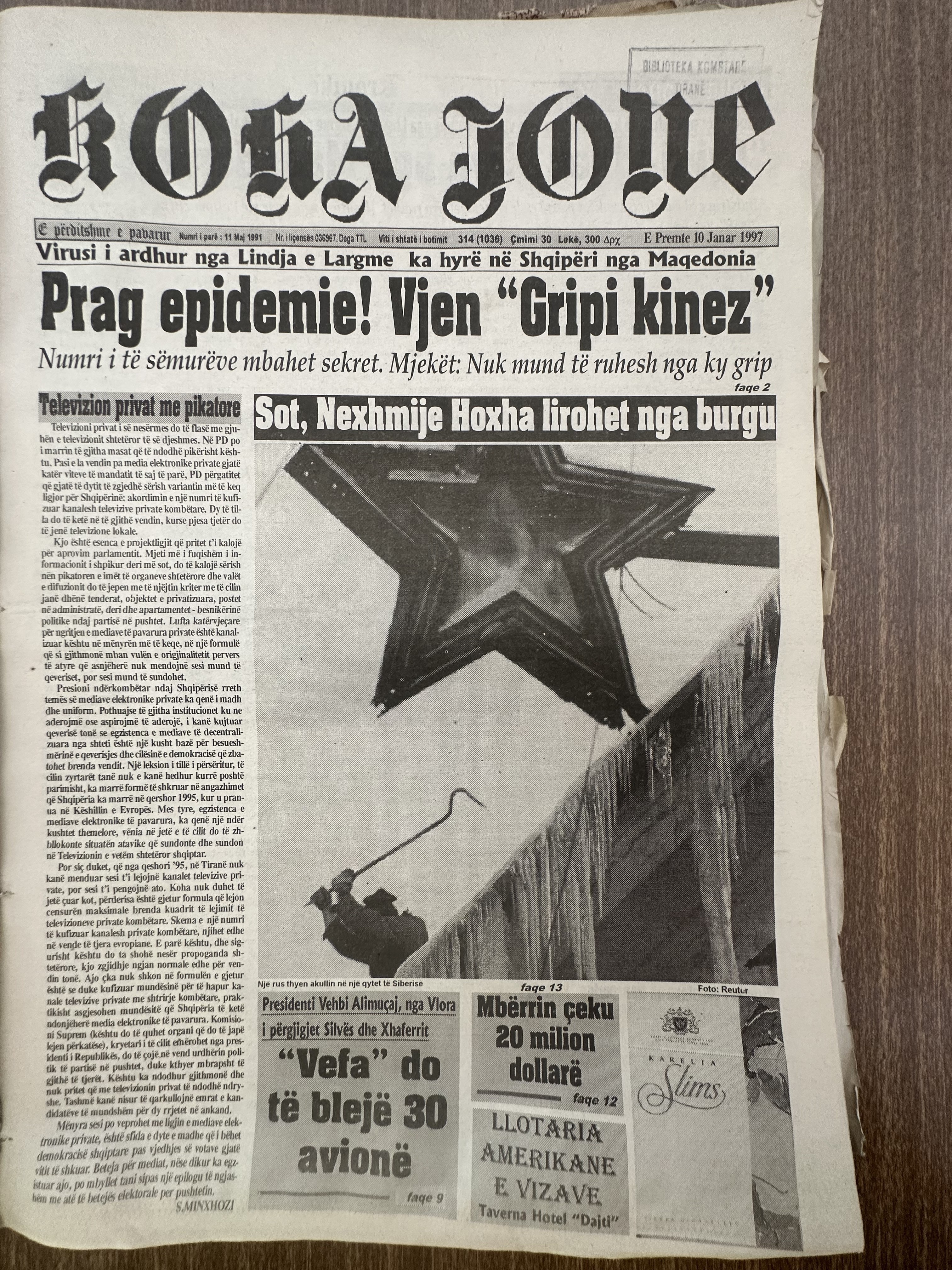 Koha Jonë 1997-01-10