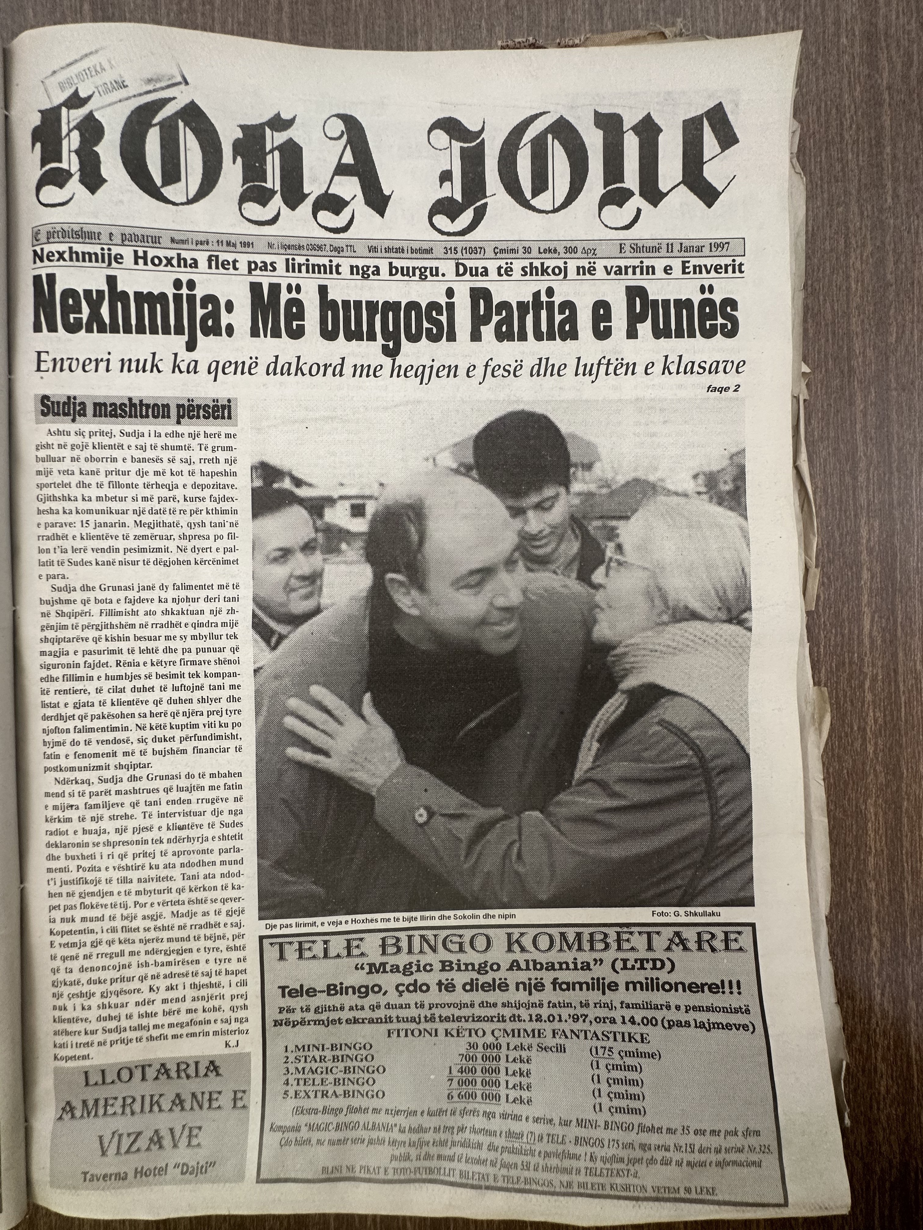 Koha Jonë 1997-01-11