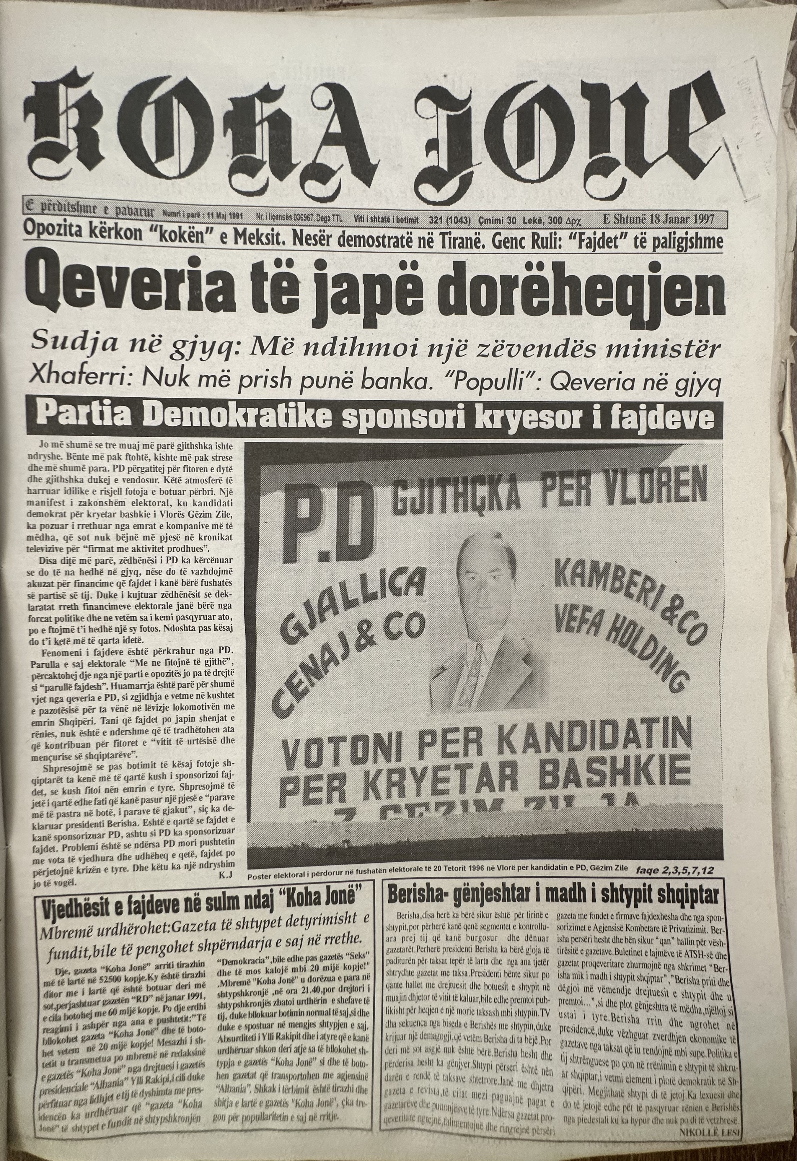 Koha Jonë 1997-01-18