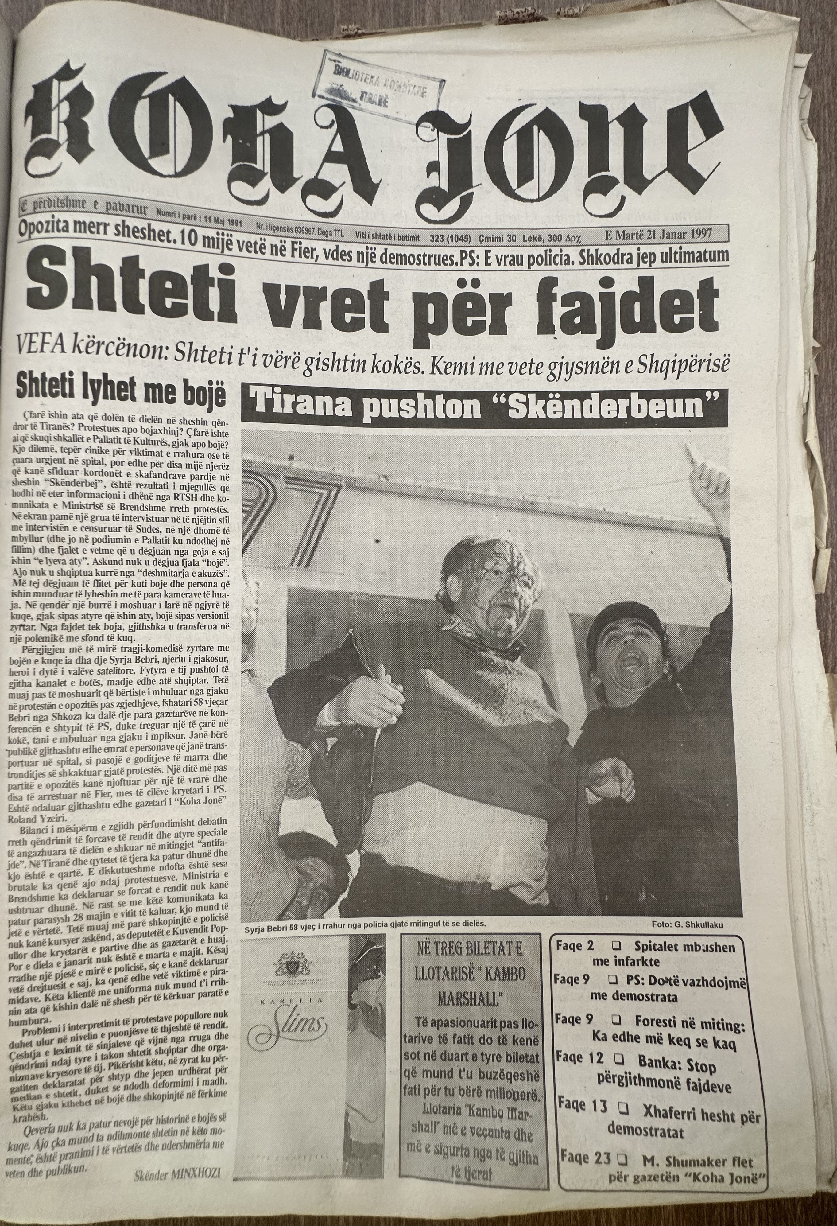 Koha Jonë 1997-01-21