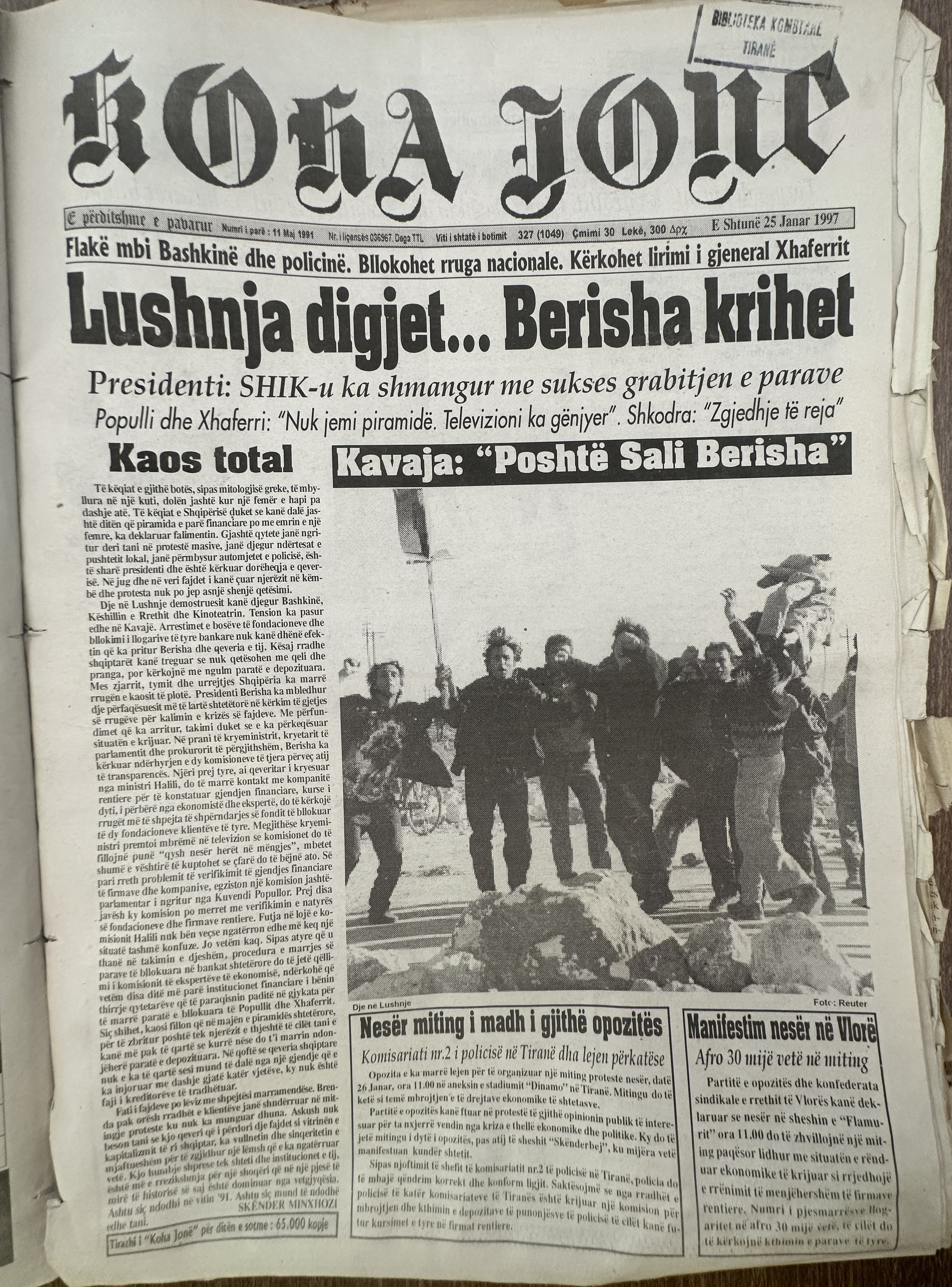 Koha Jonë 1997-01-25