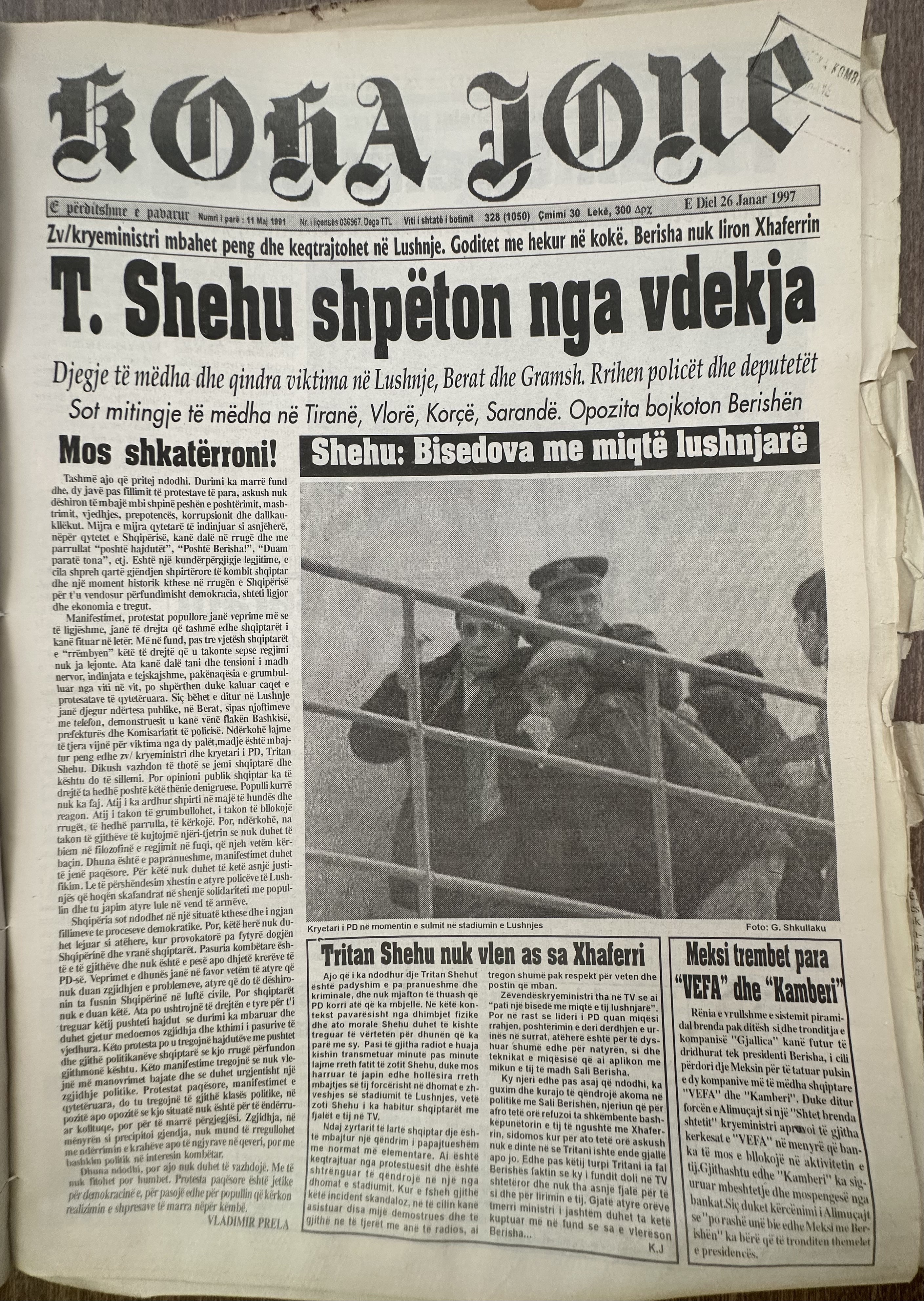 Koha Jonë 1997-01-26
