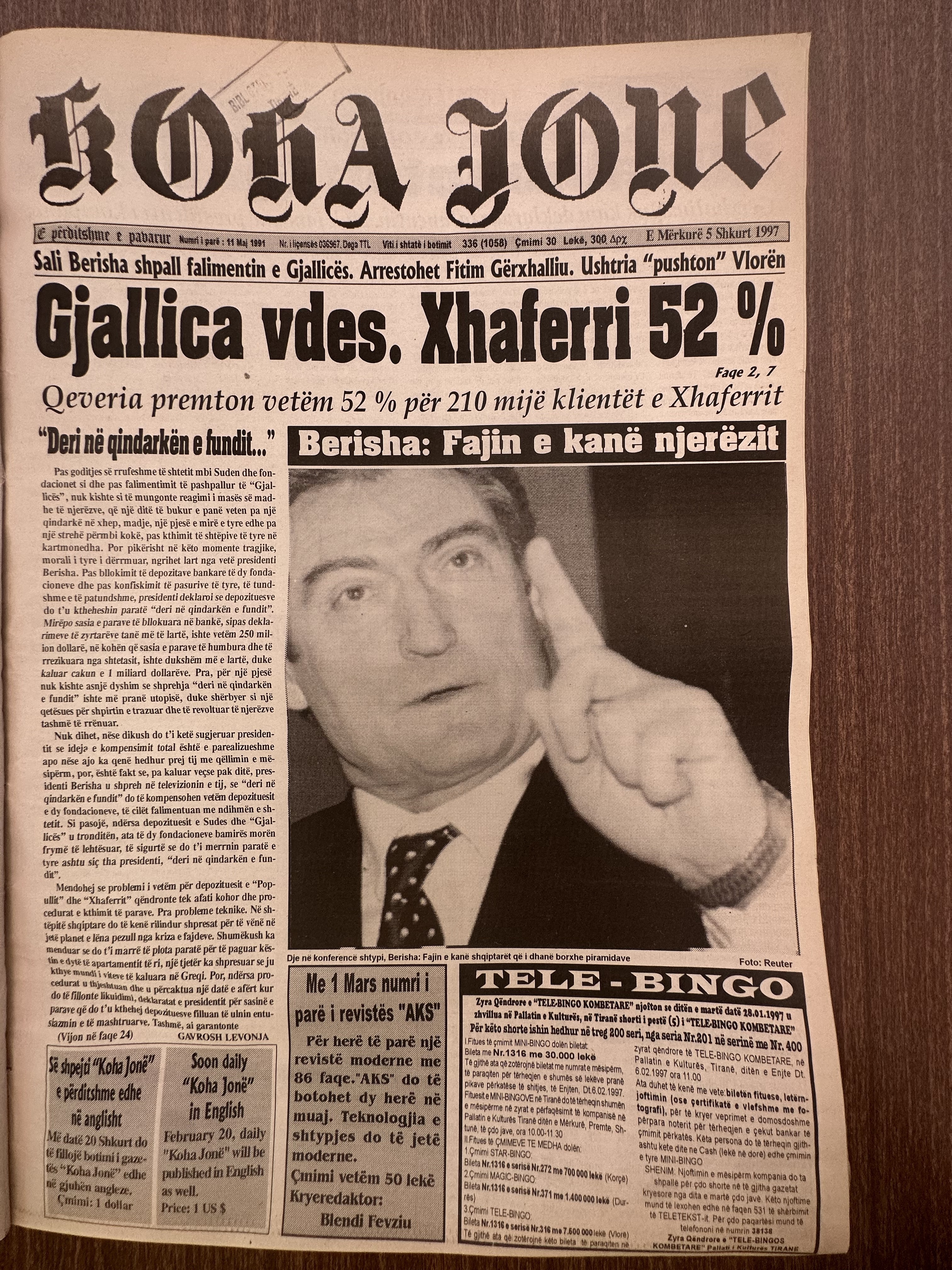 Koha Jonë 1997-02-05