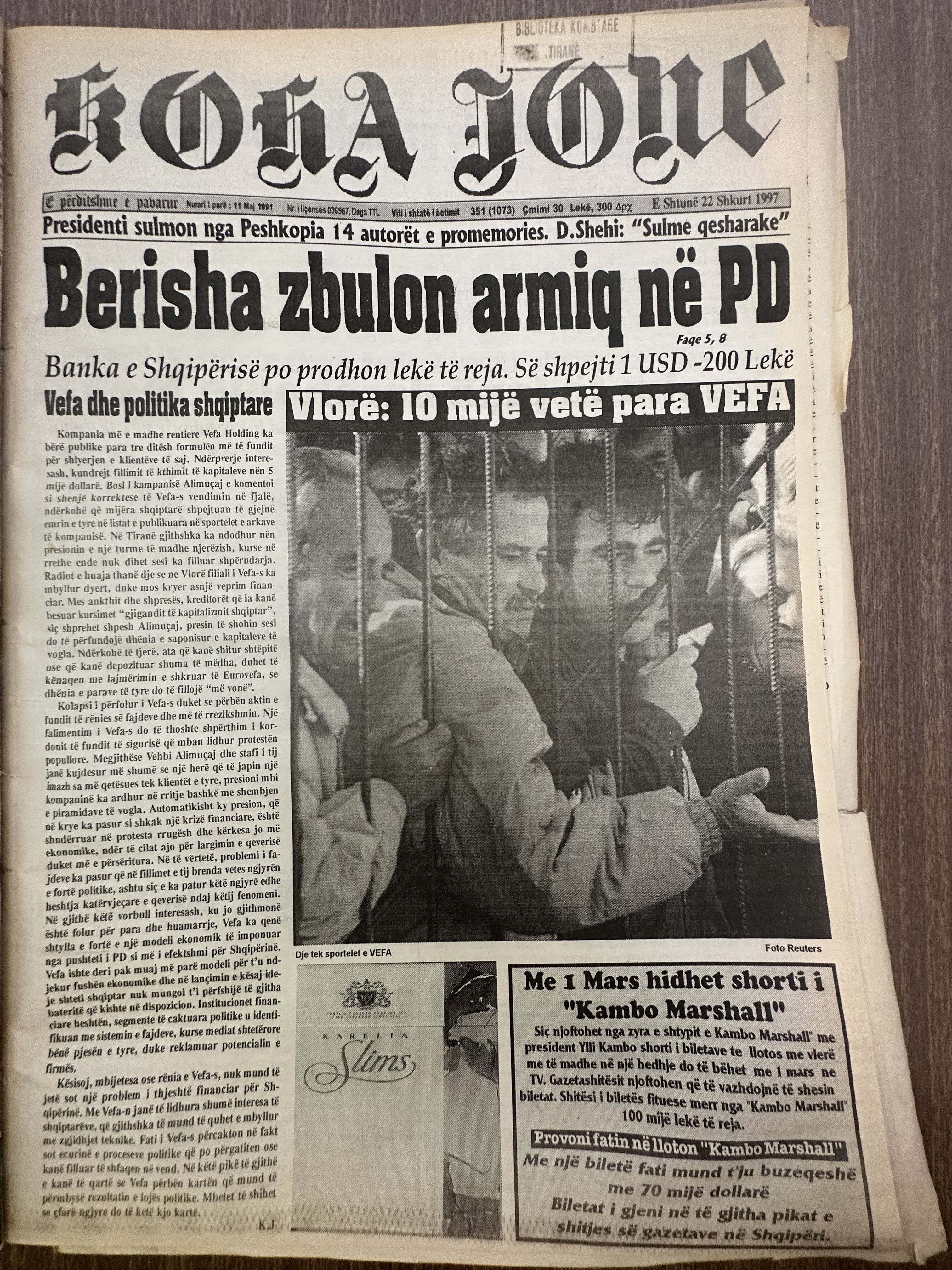 Koha Jonë 1997-02-22