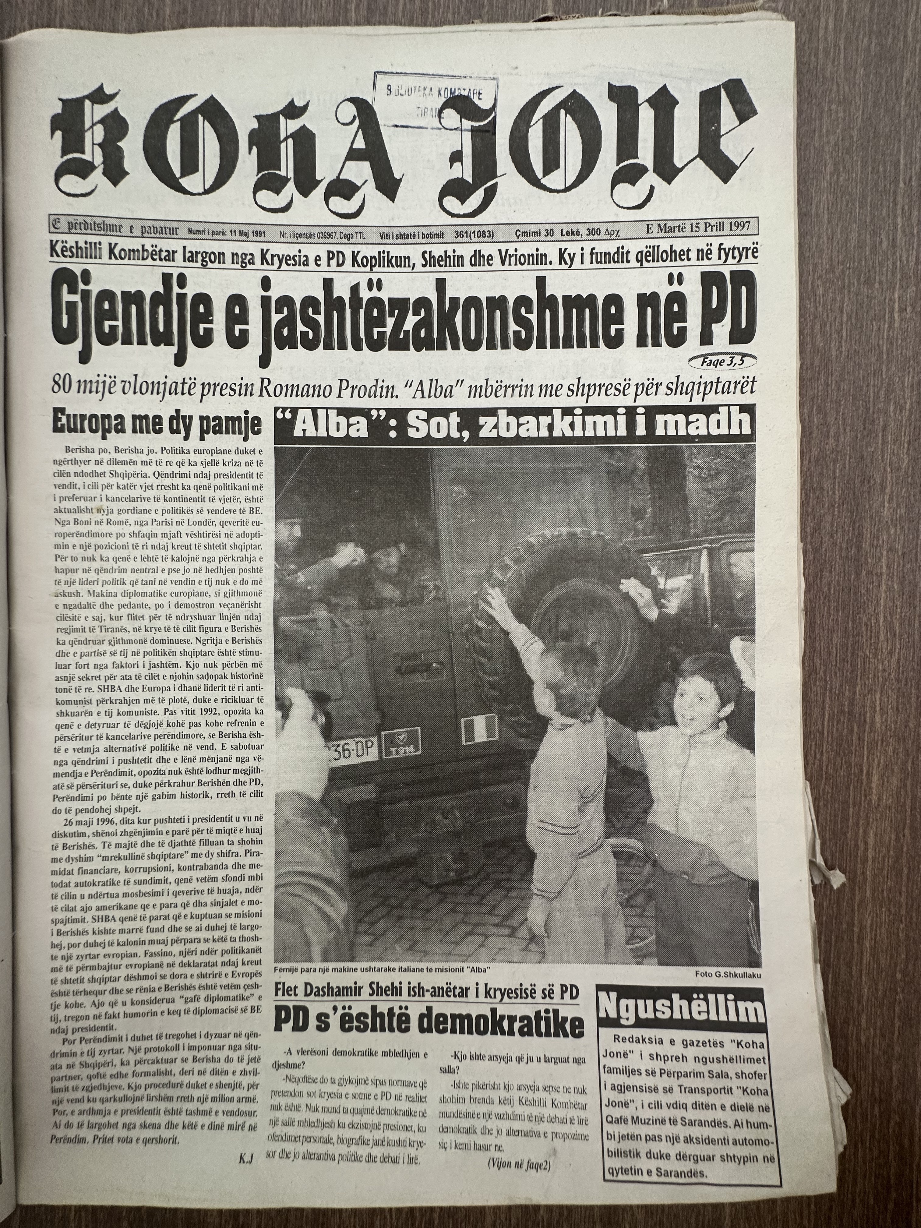 Koha Jonë 1997-04-15