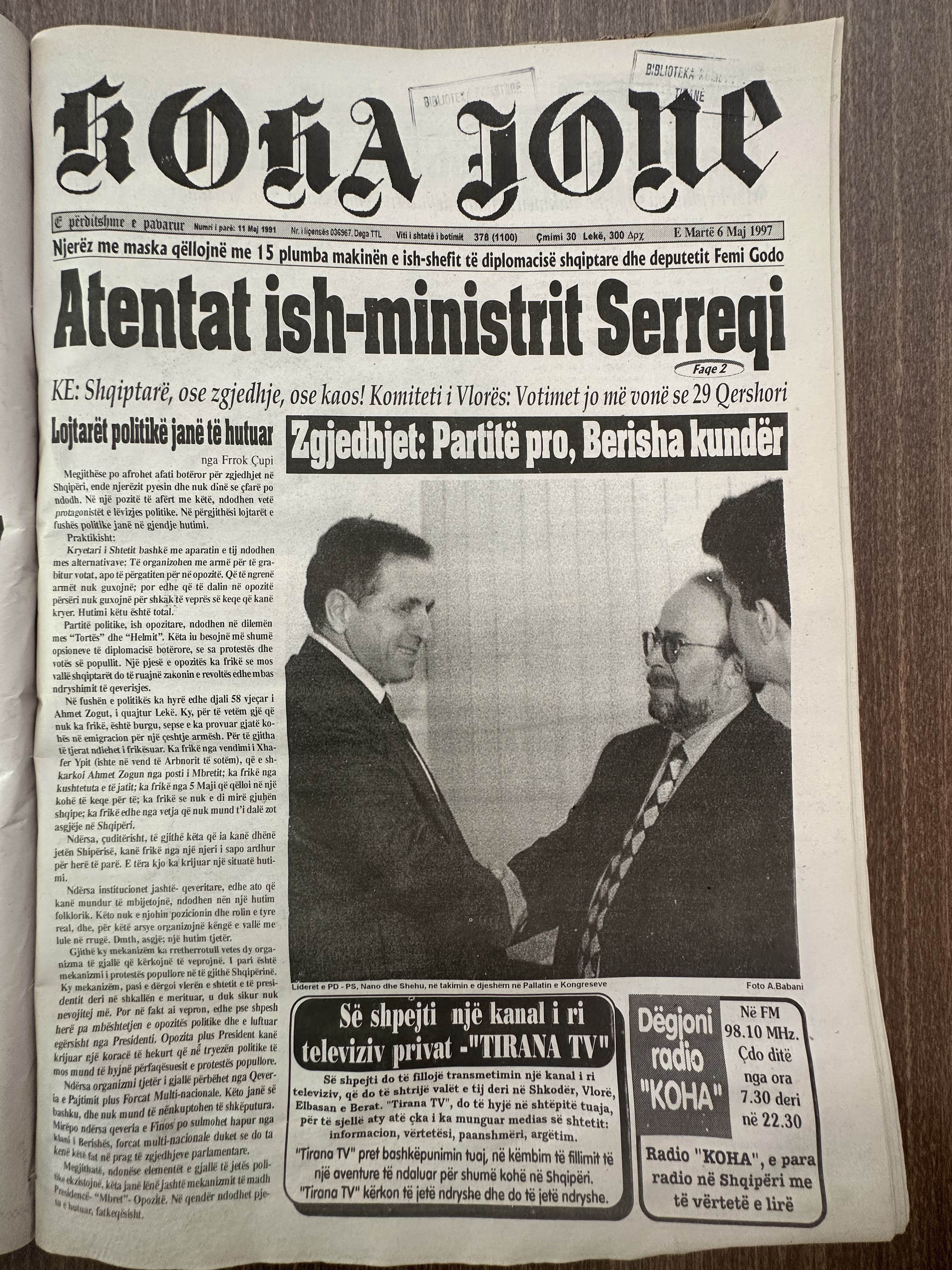 Koha Jonë 1997-05-06