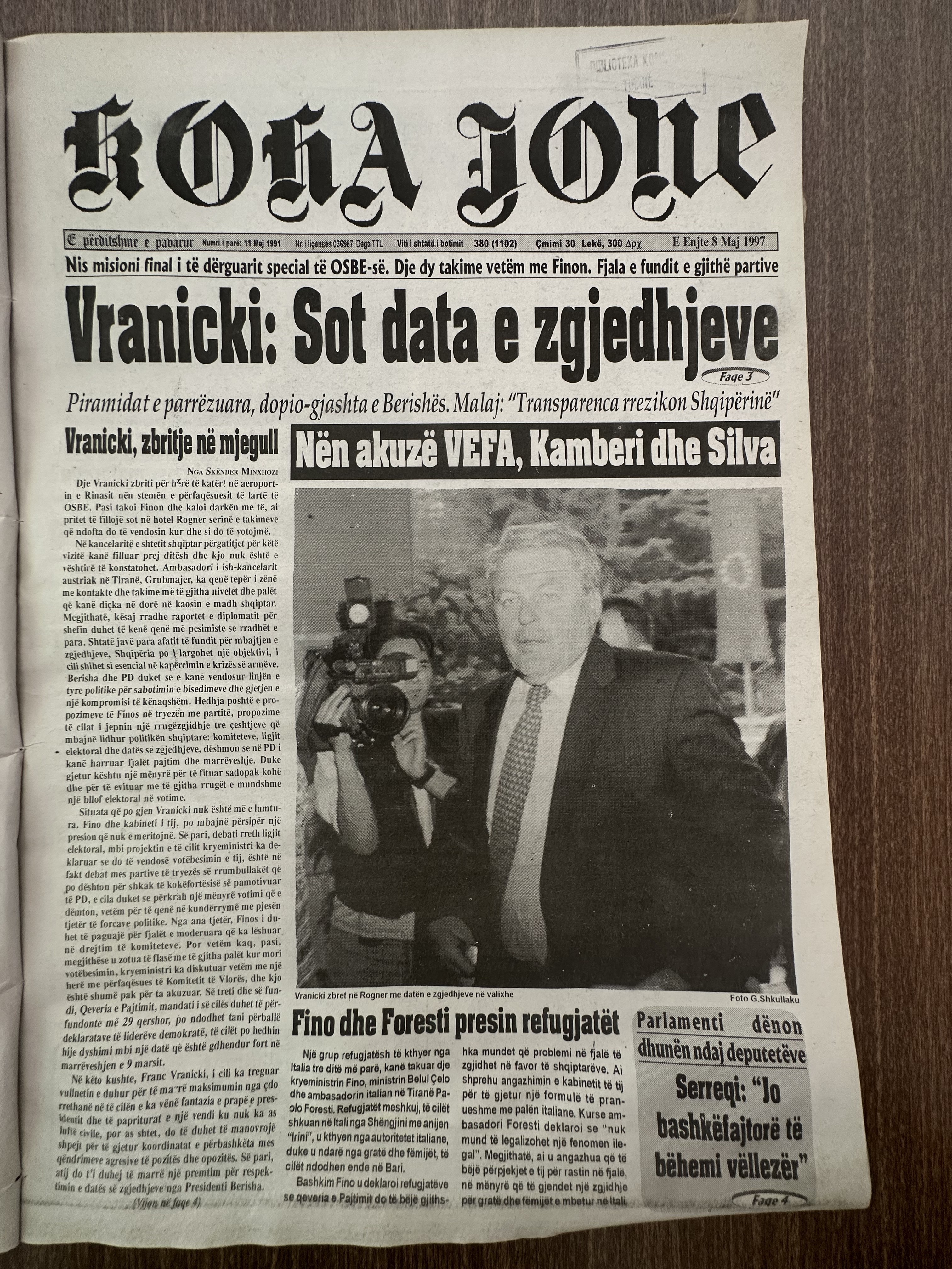 Koha Jonë 1997-05-08