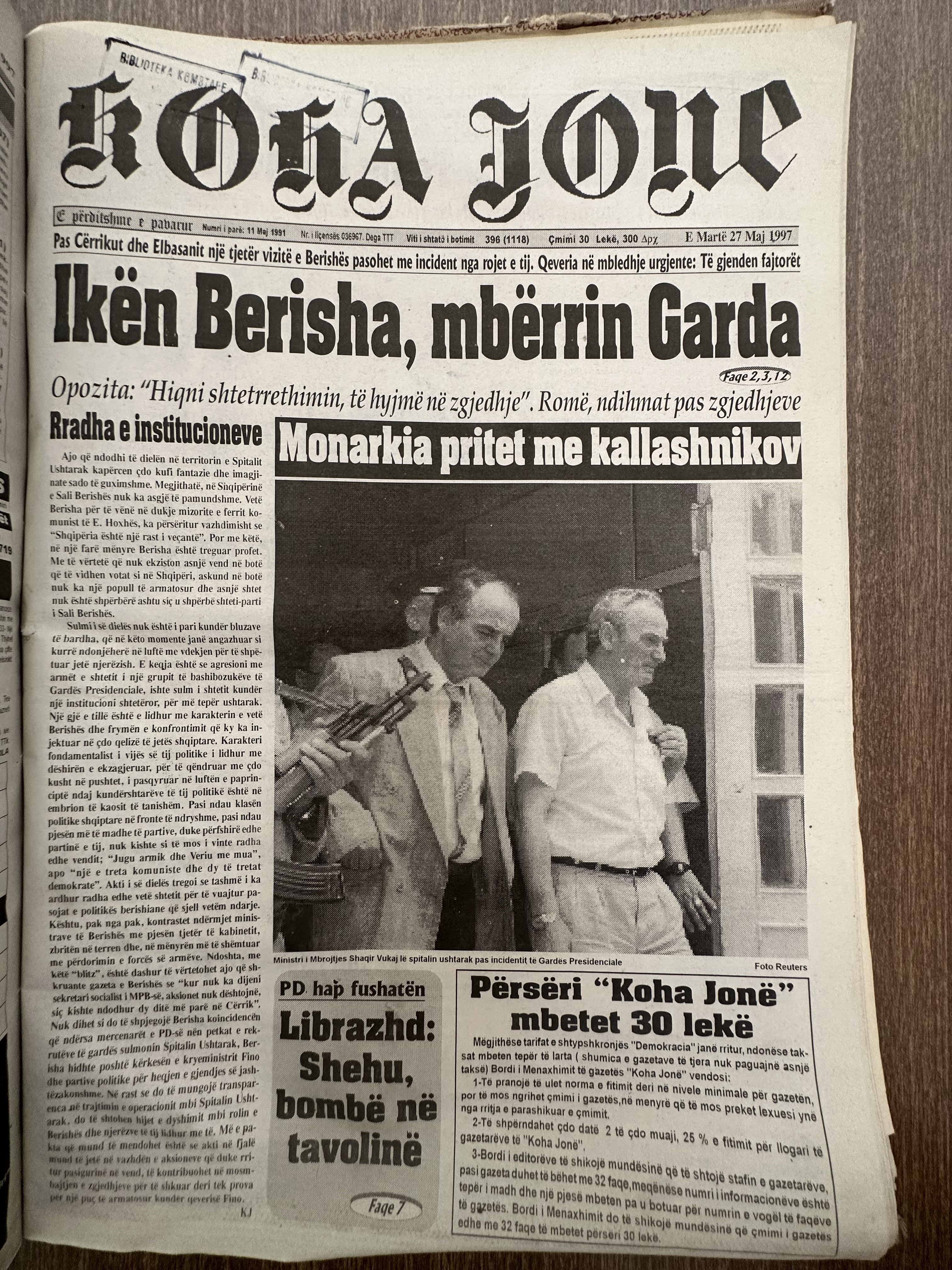Koha Jonë 1997-05-27