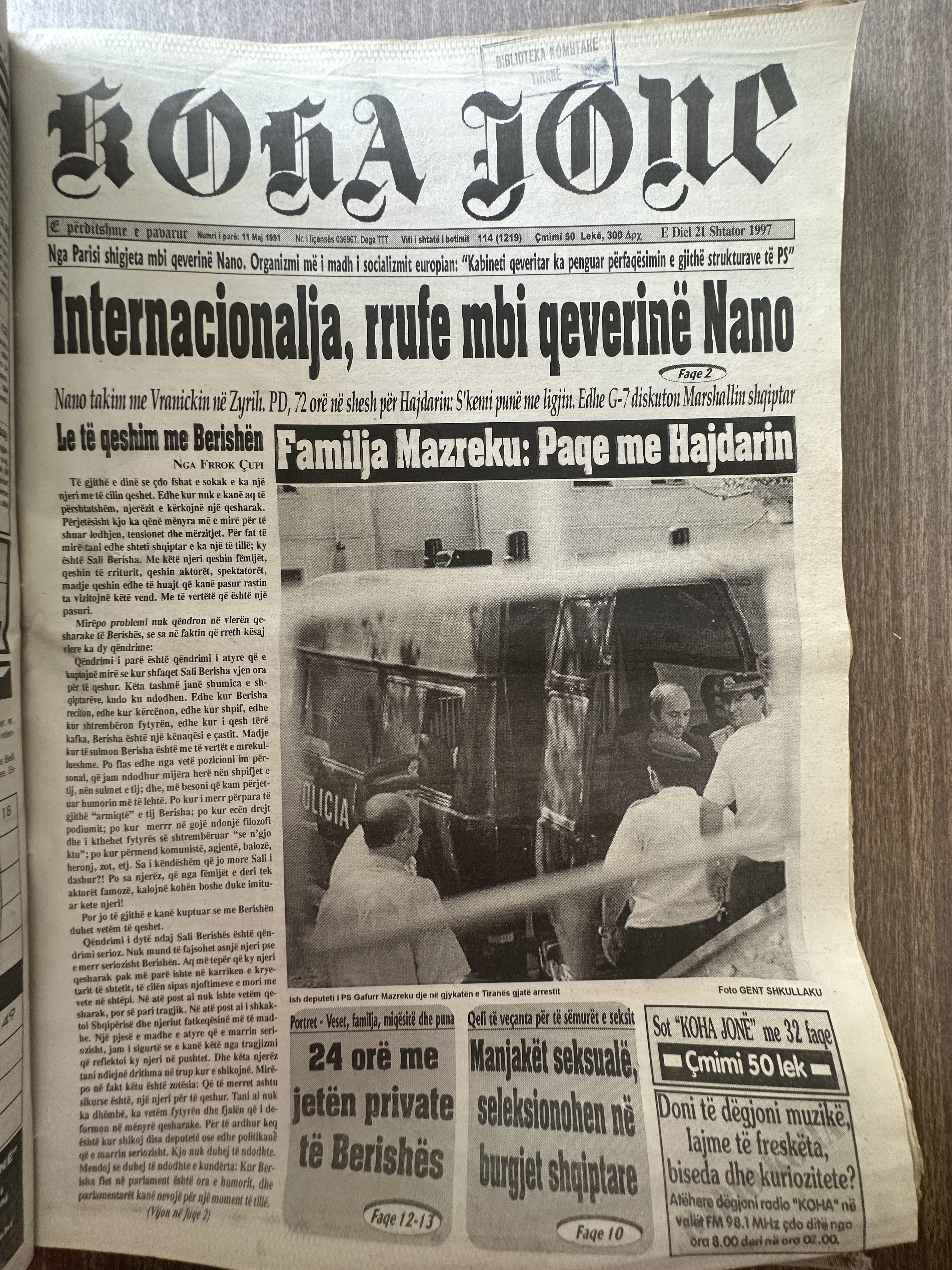 Koha Jonë 1997-09-21