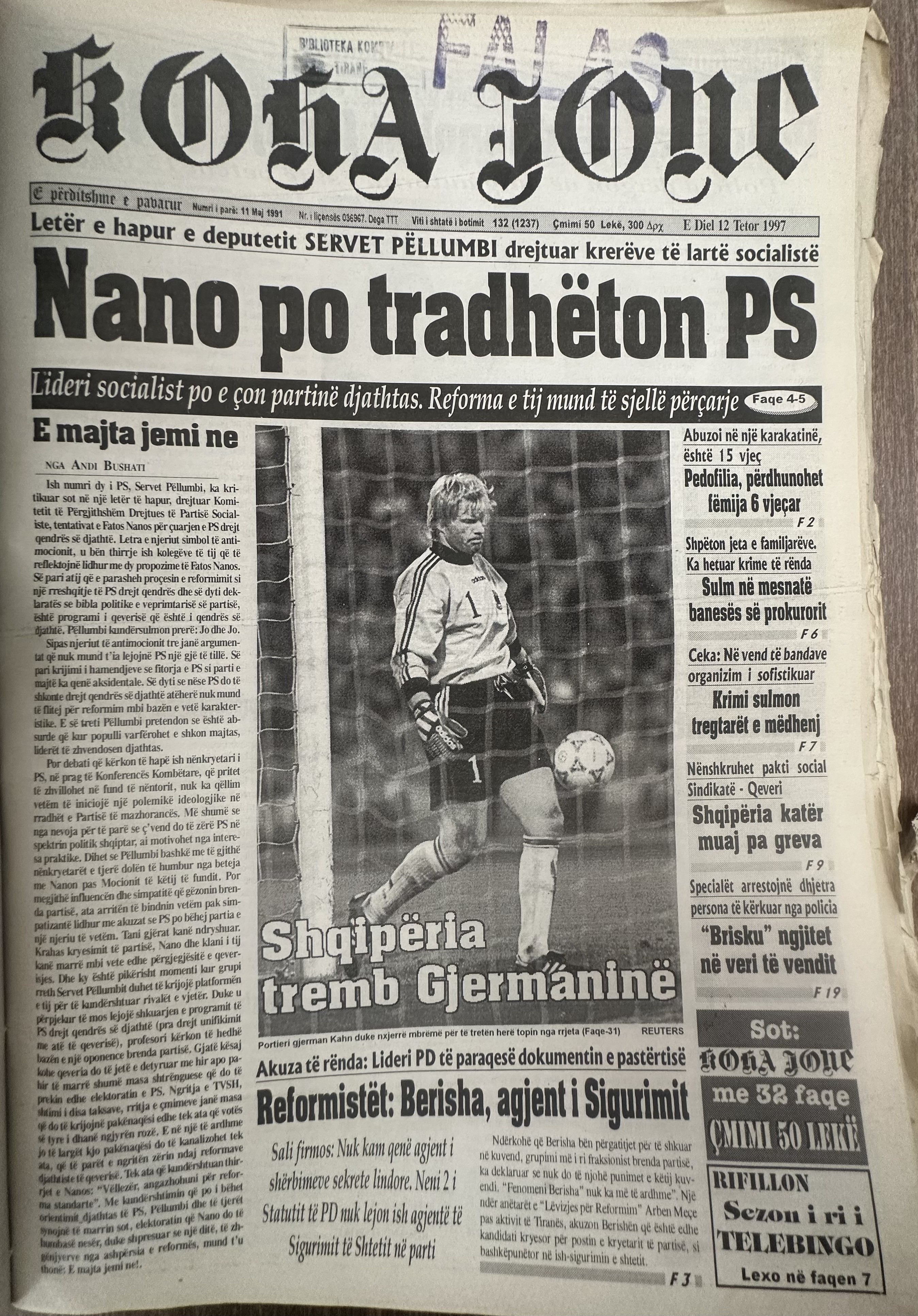 Koha Jonë 1997-10-12