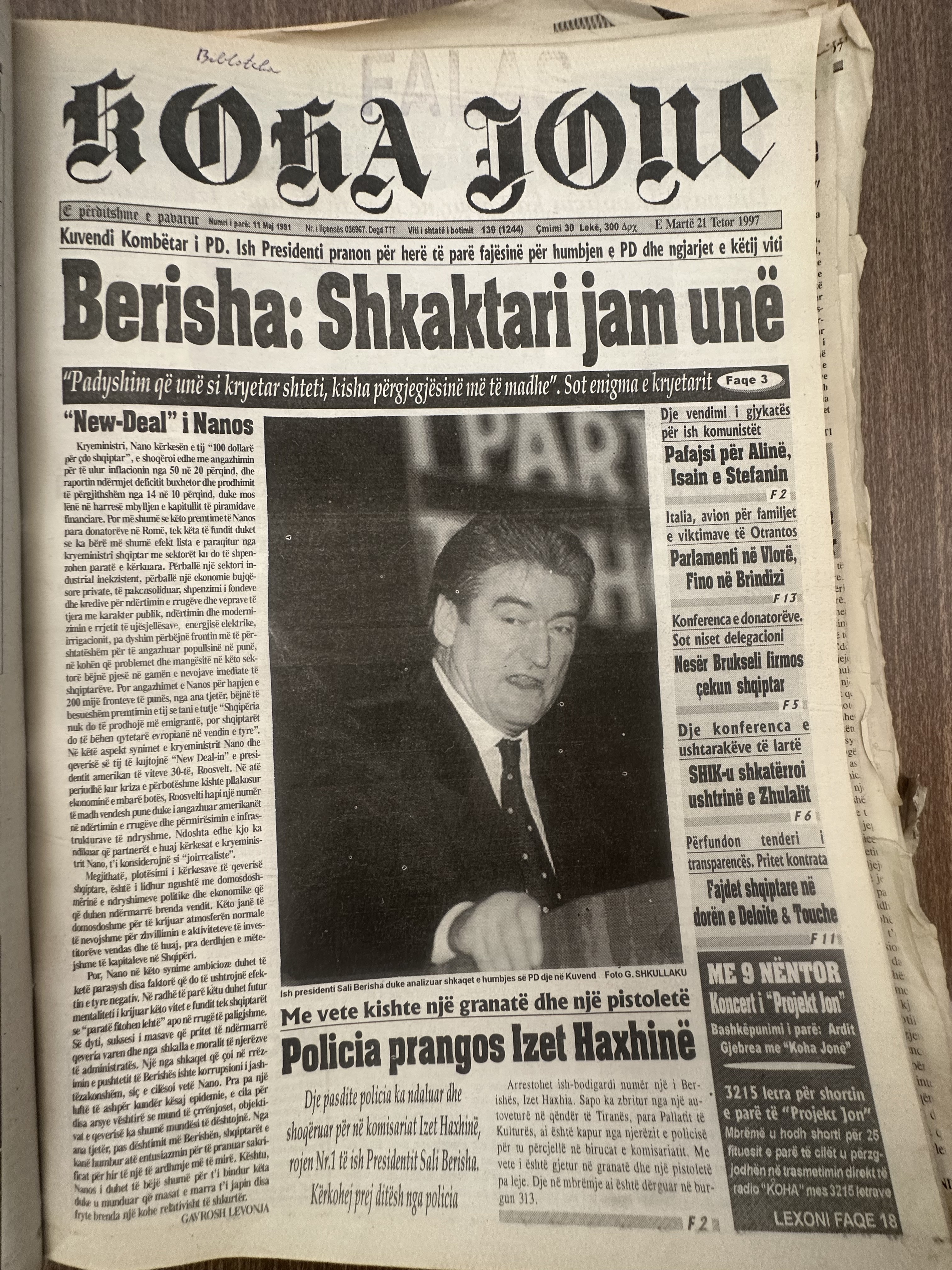 Koha Jonë 1997-10-21