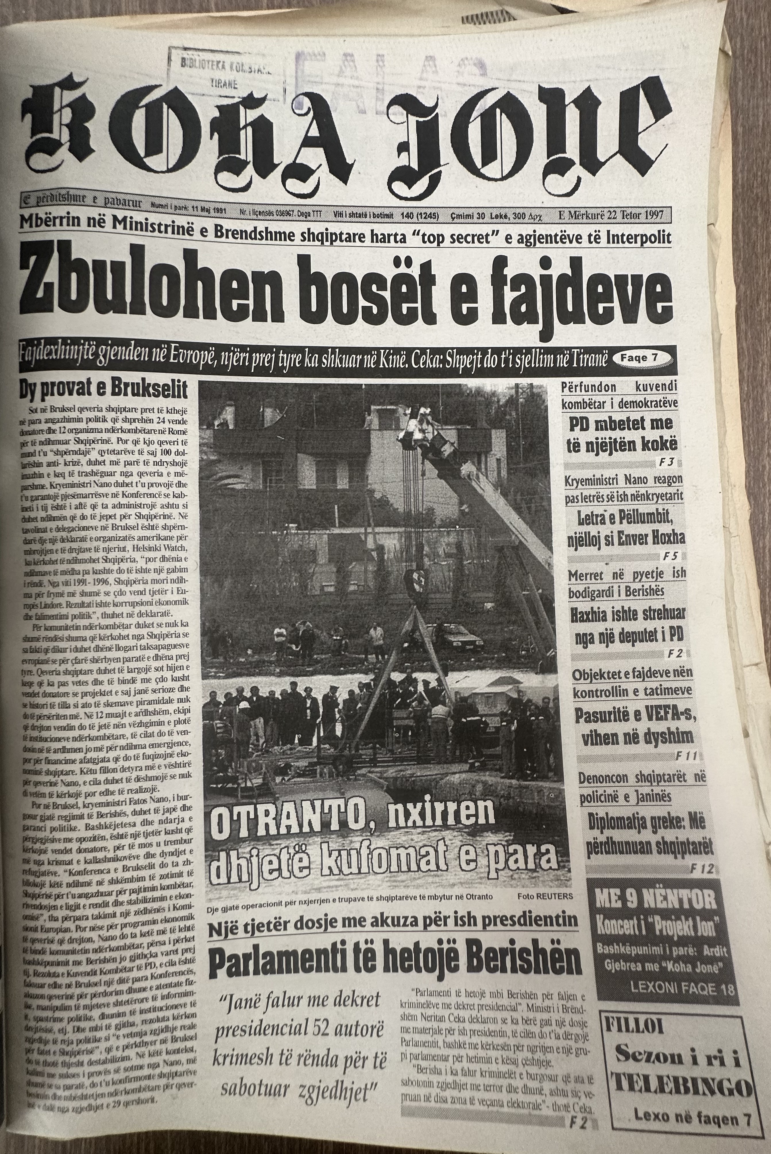 Koha Jonë 1997-10-22