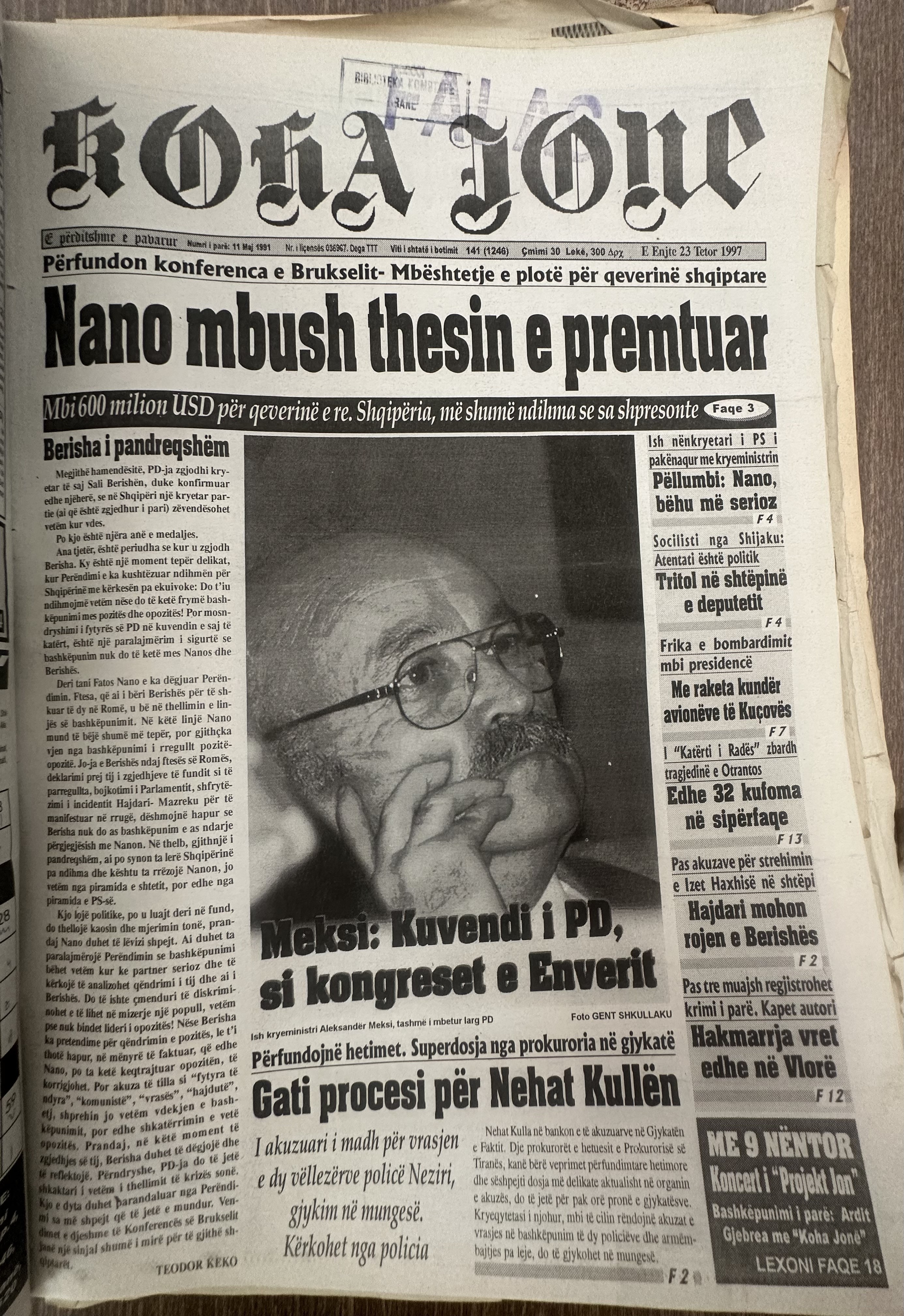 Koha Jonë 1997-10-23