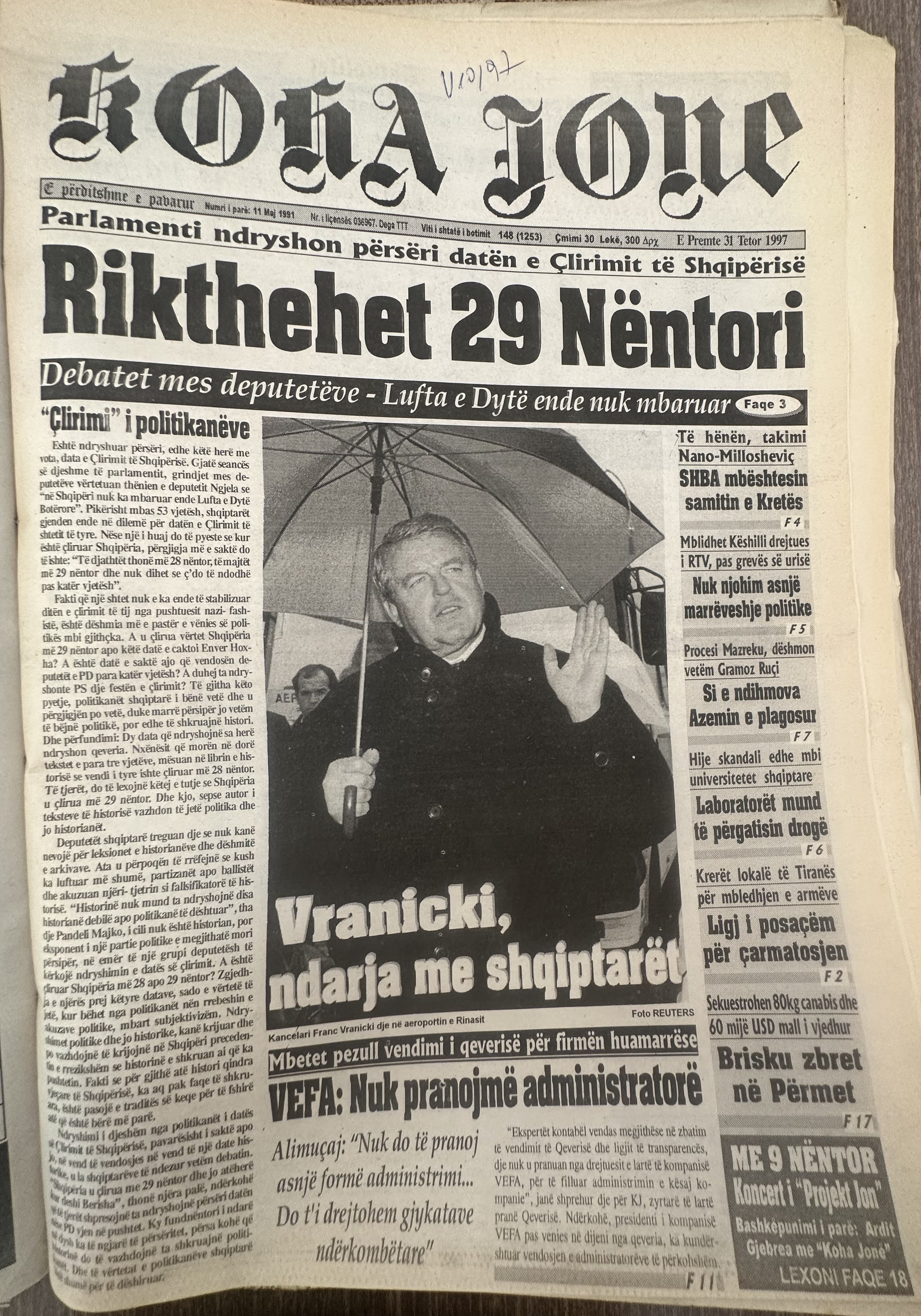 Koha Jonë 1997-10-31