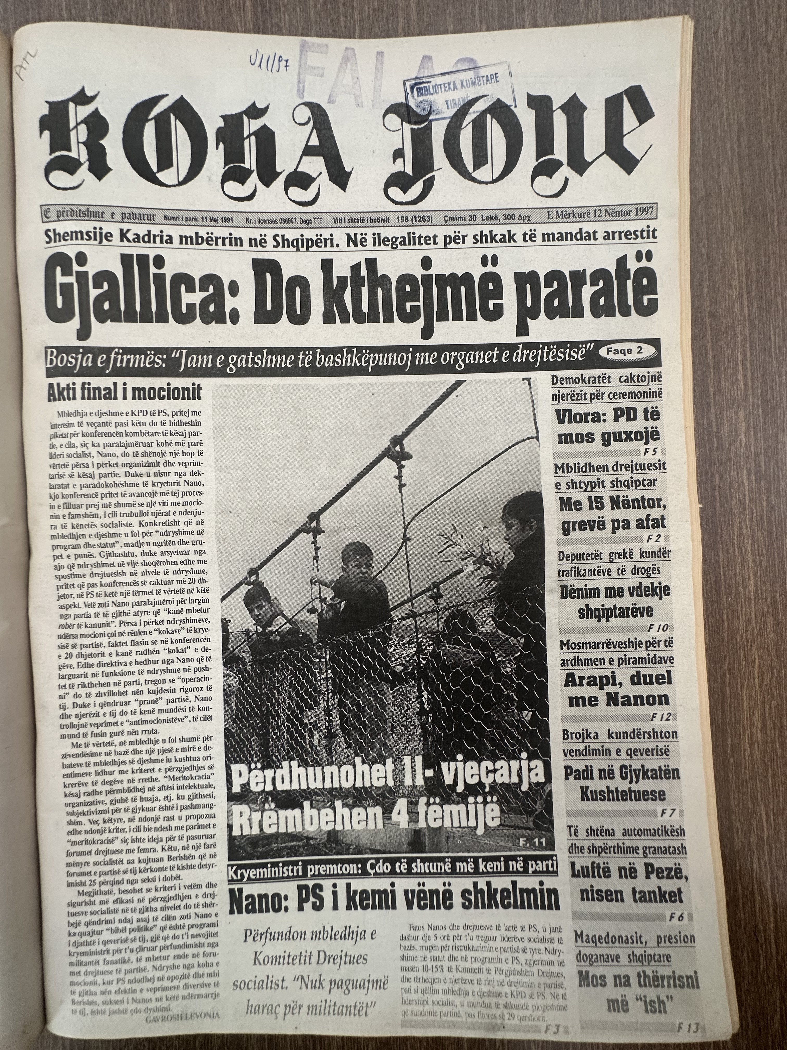 Koha Jonë 1997-11-12