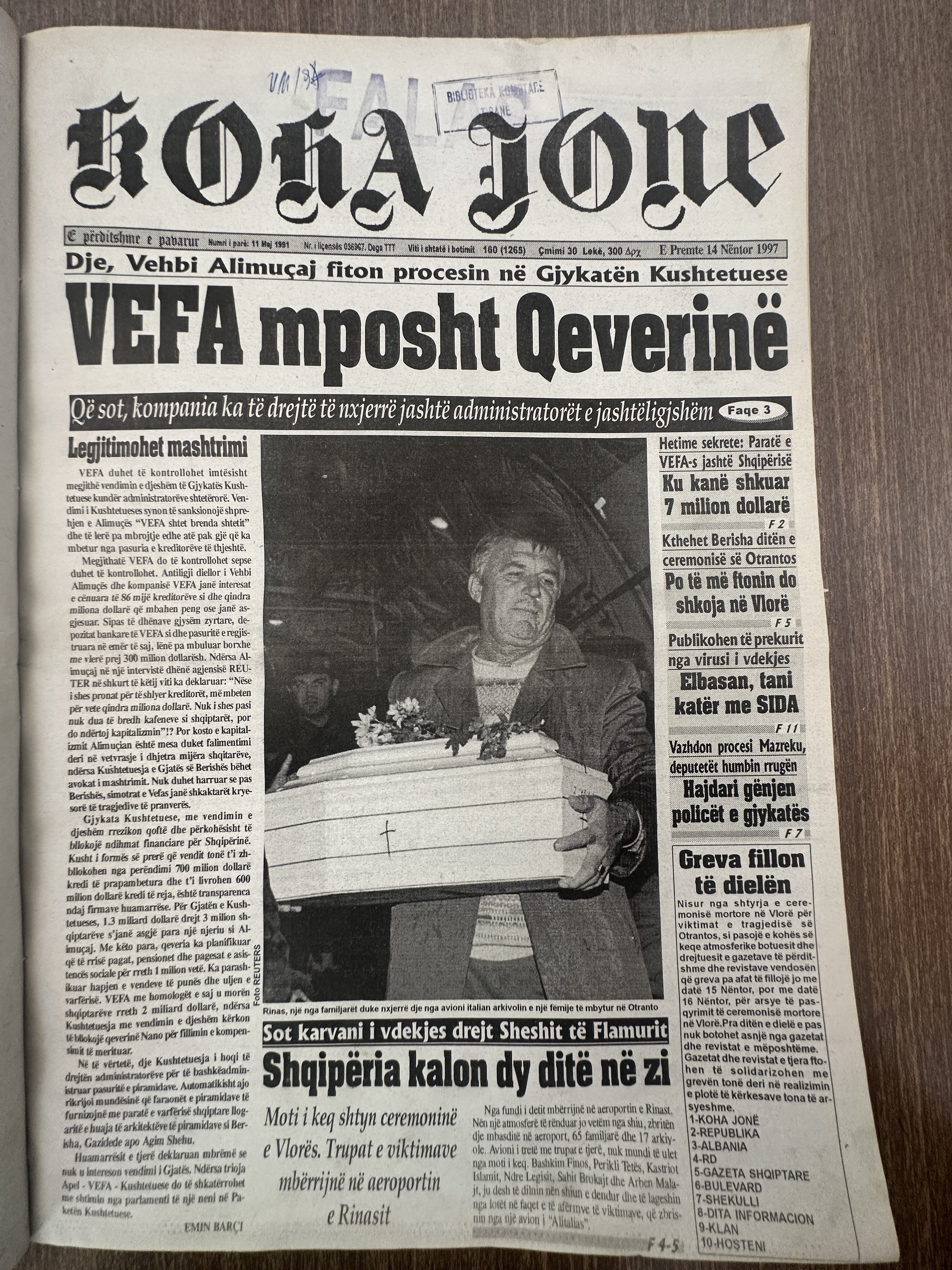 Koha Jonë 1997-11-14