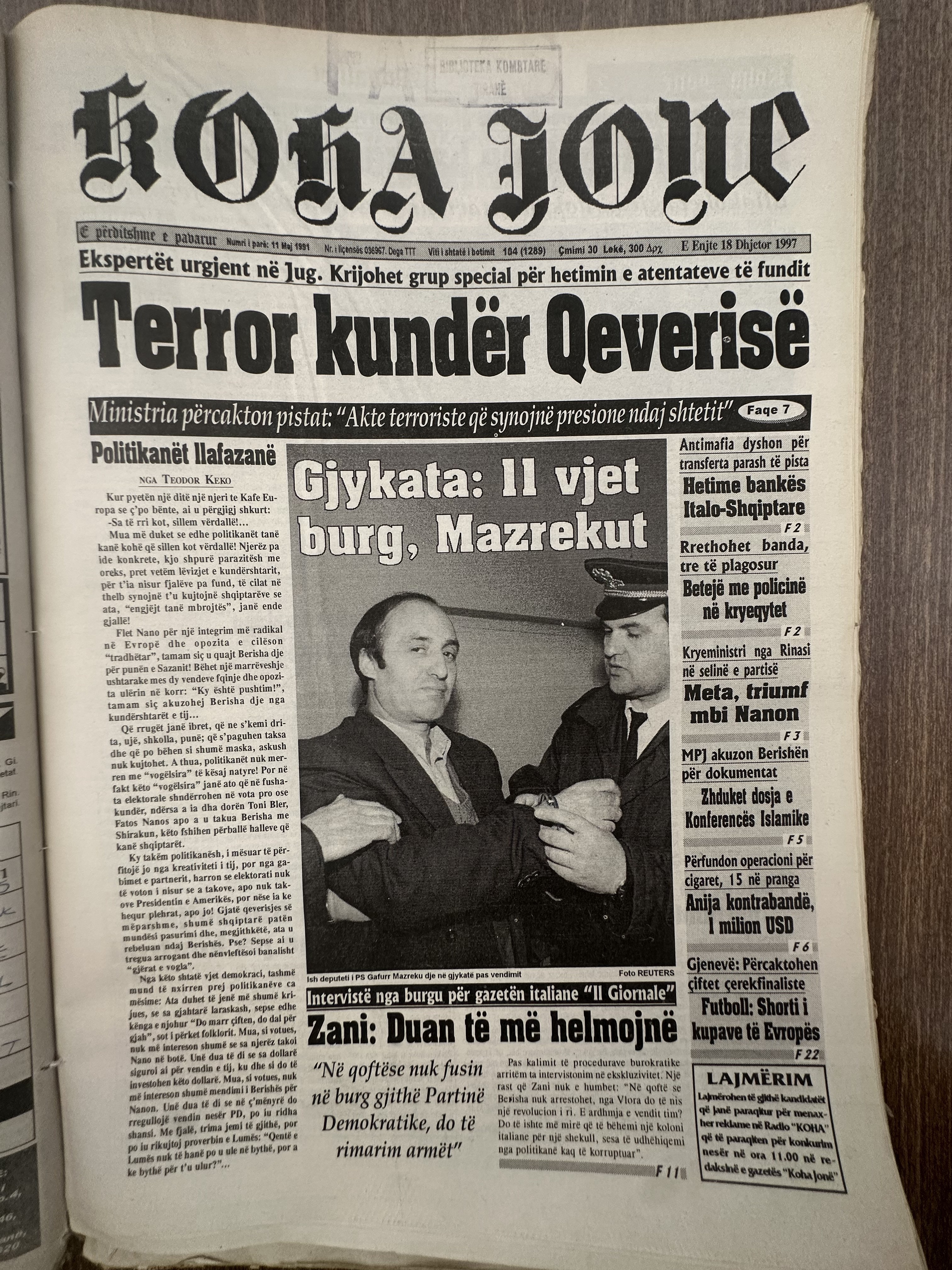 Koha Jonë 1997-12-18
