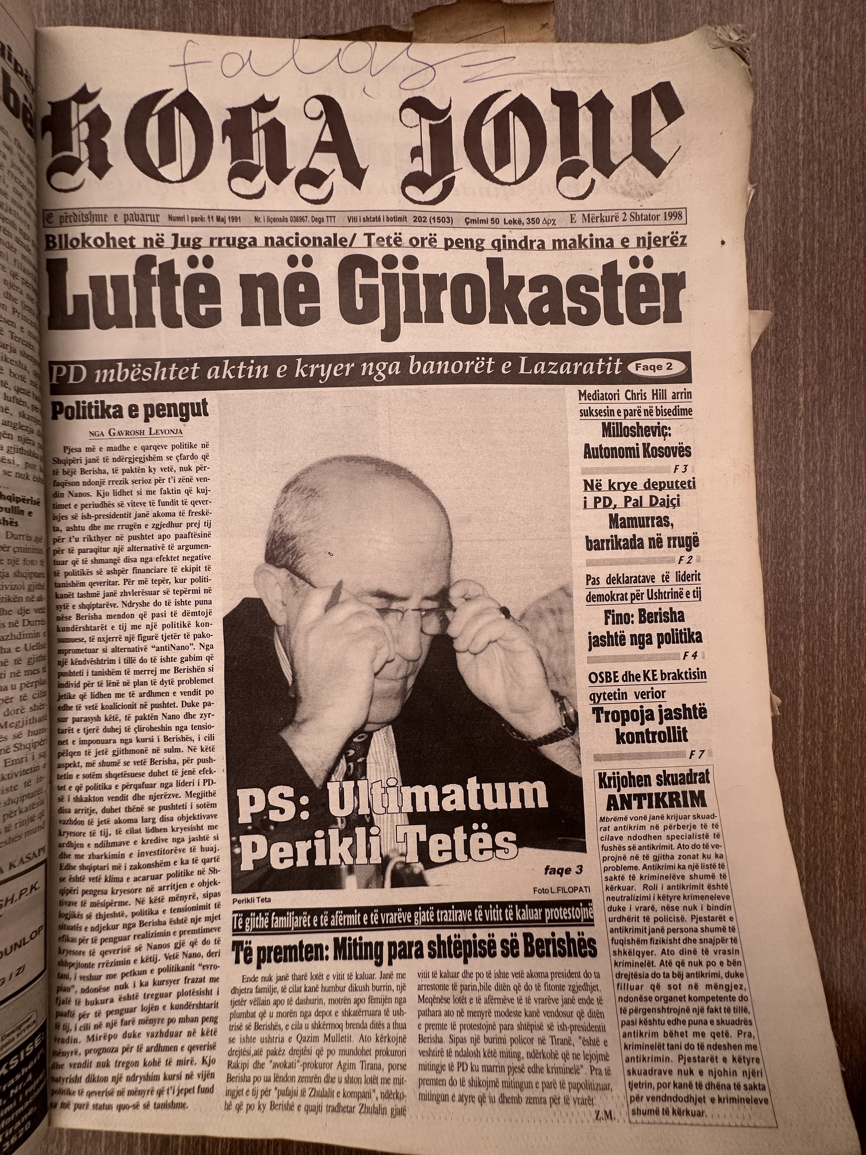 Koha Jonë 1998-09-02