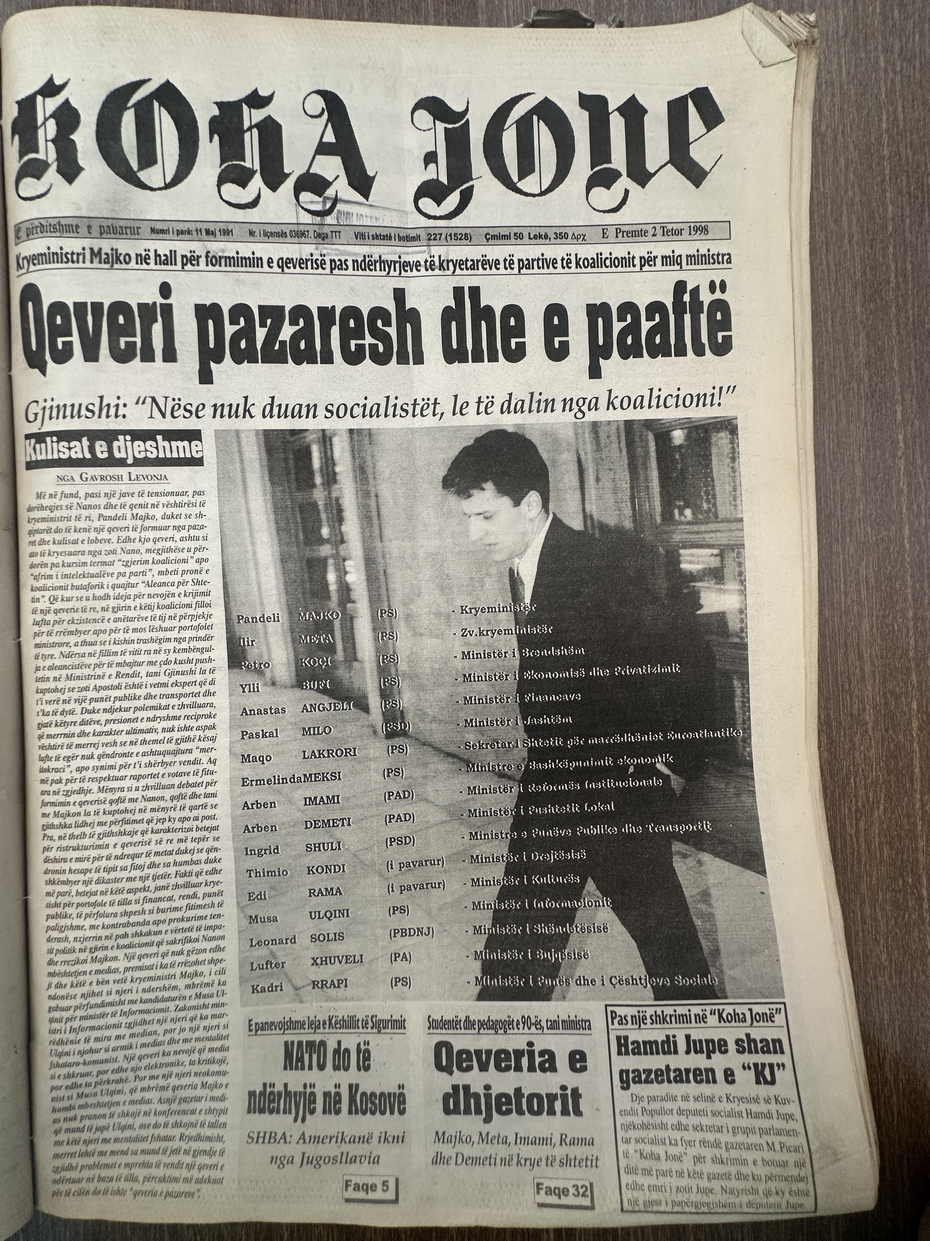 Koha Jonë 1998-10-02