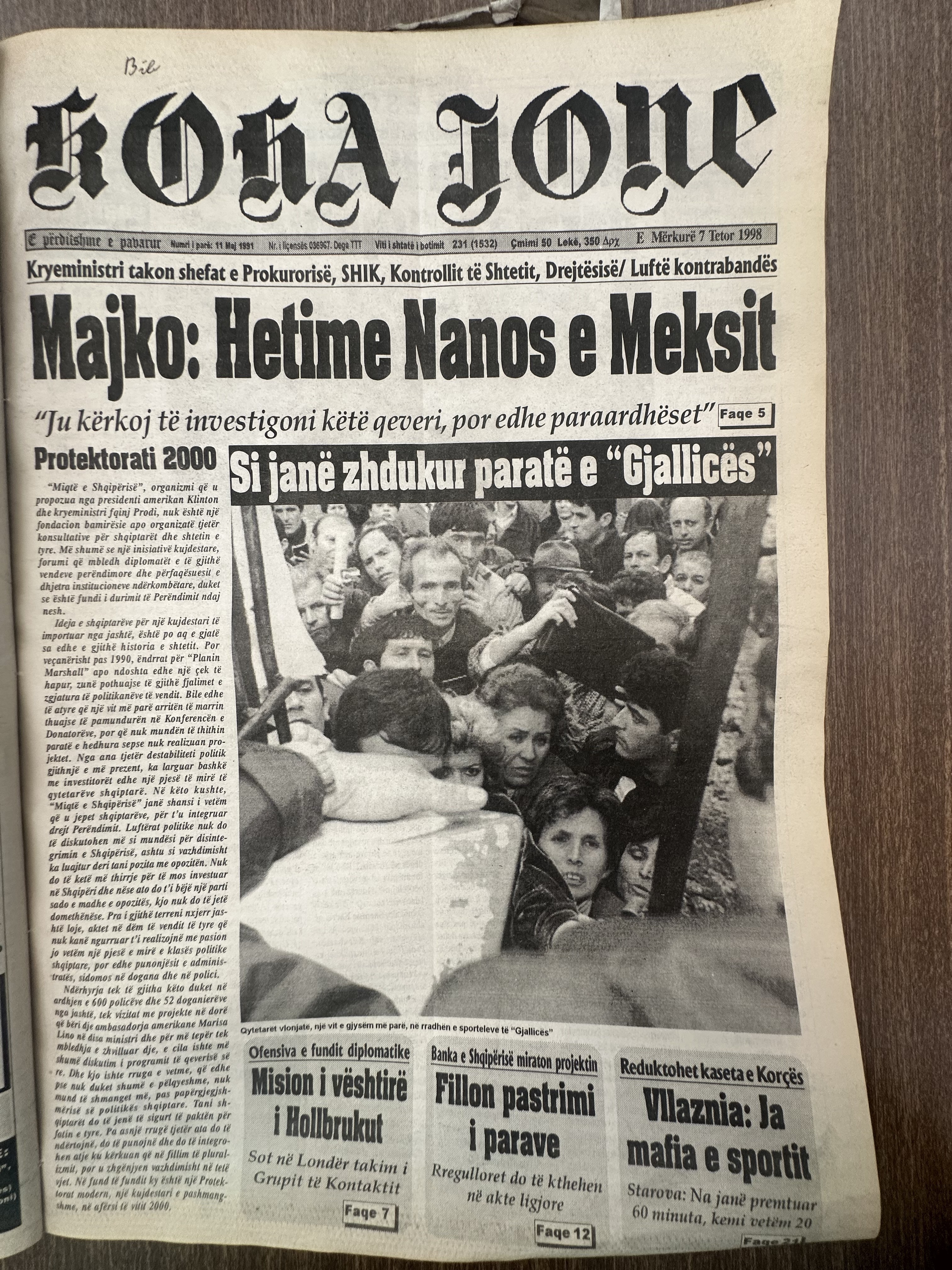 Koha Jonë 1998-10-07