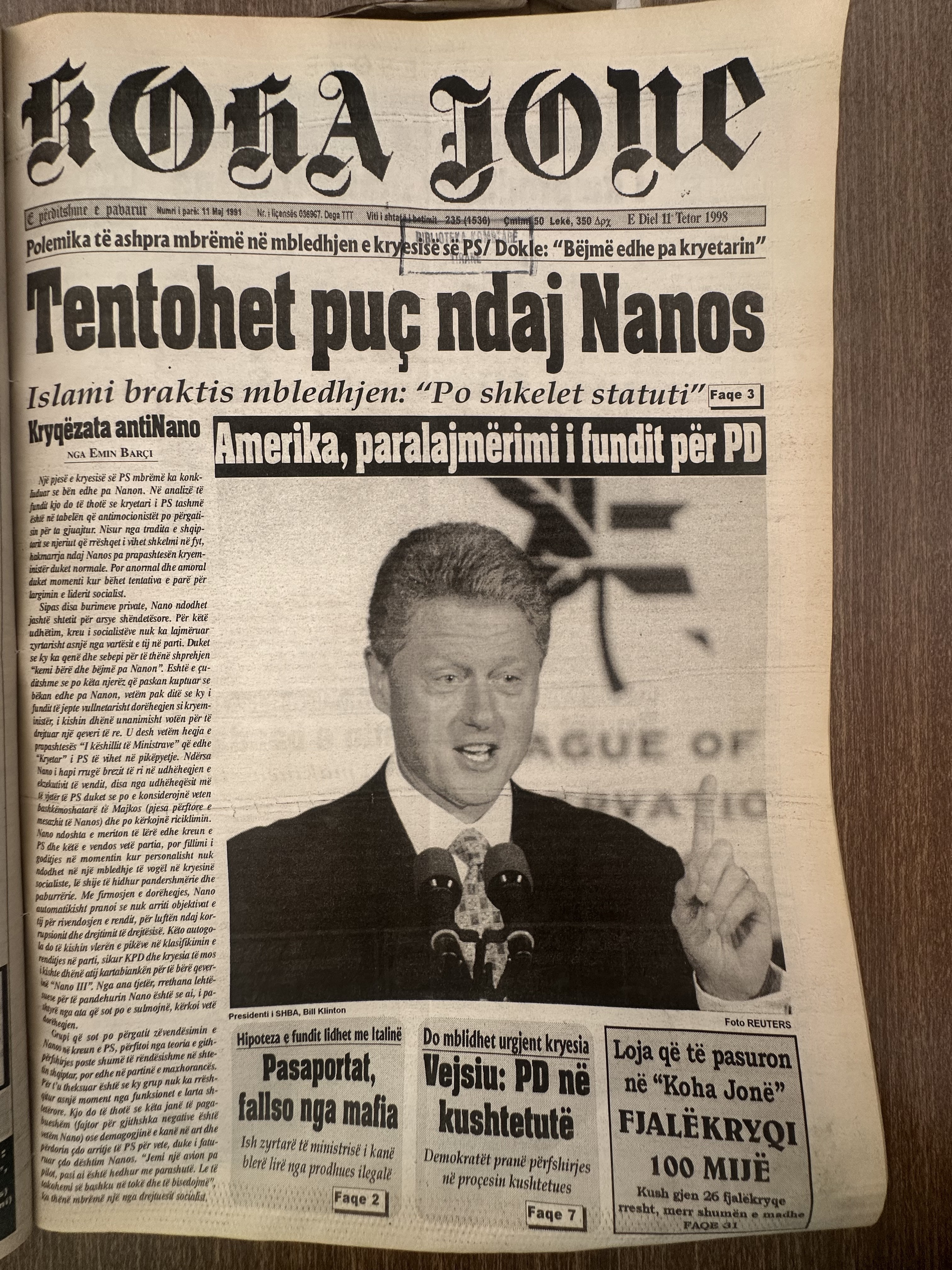 Koha Jonë 1998-10-11