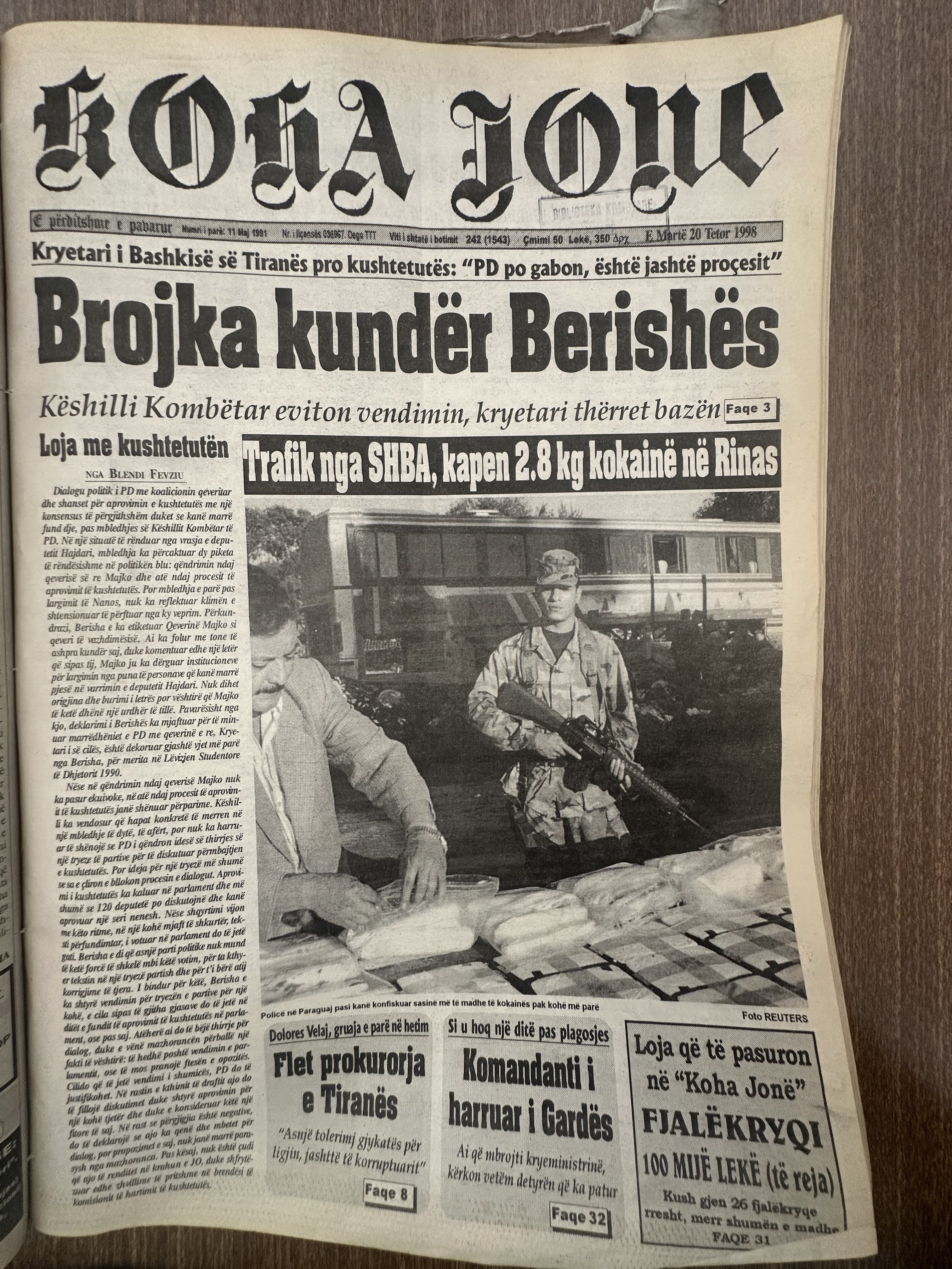 Koha Jonë 1998-10-20