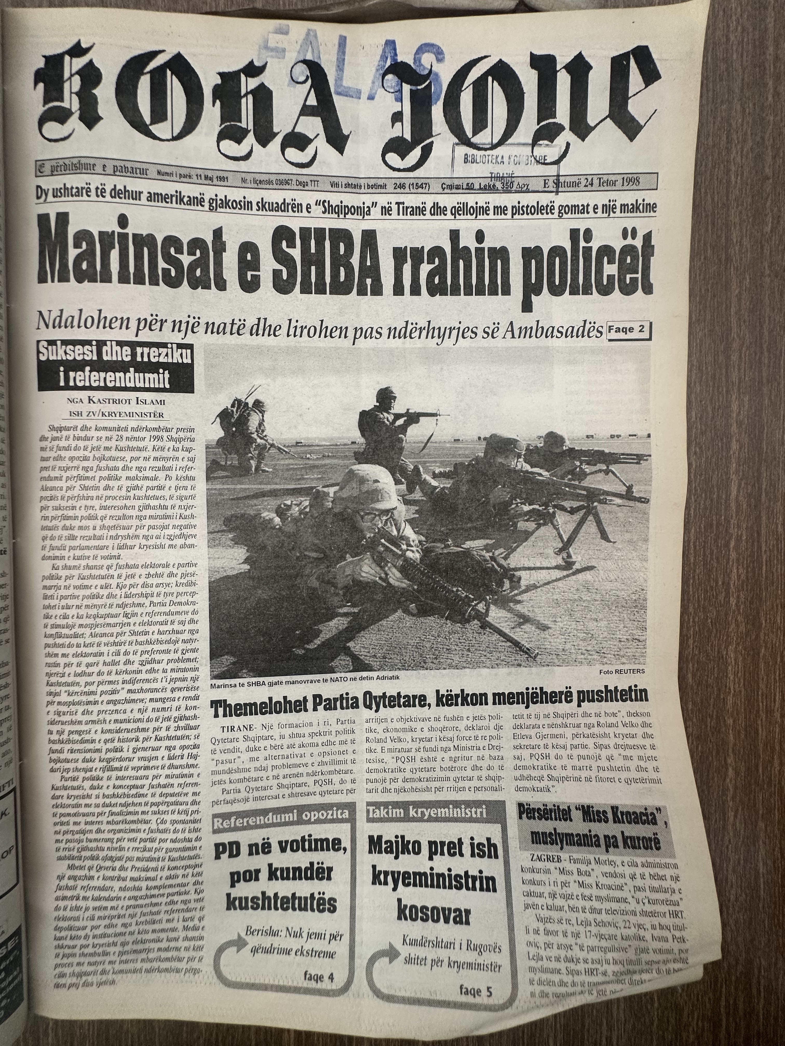 Koha Jonë 1998-10-24