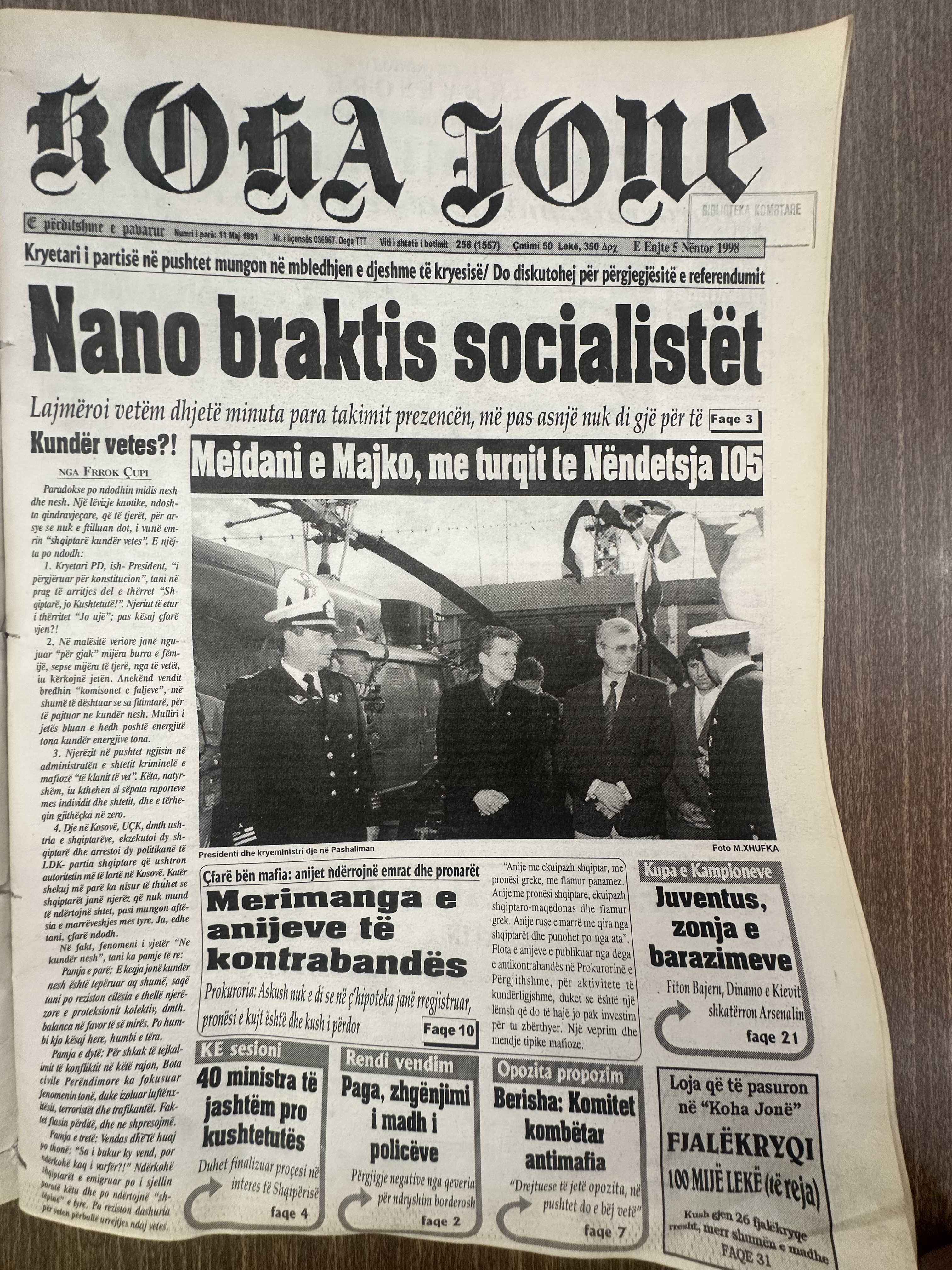 Koha Jonë 1998-11-05