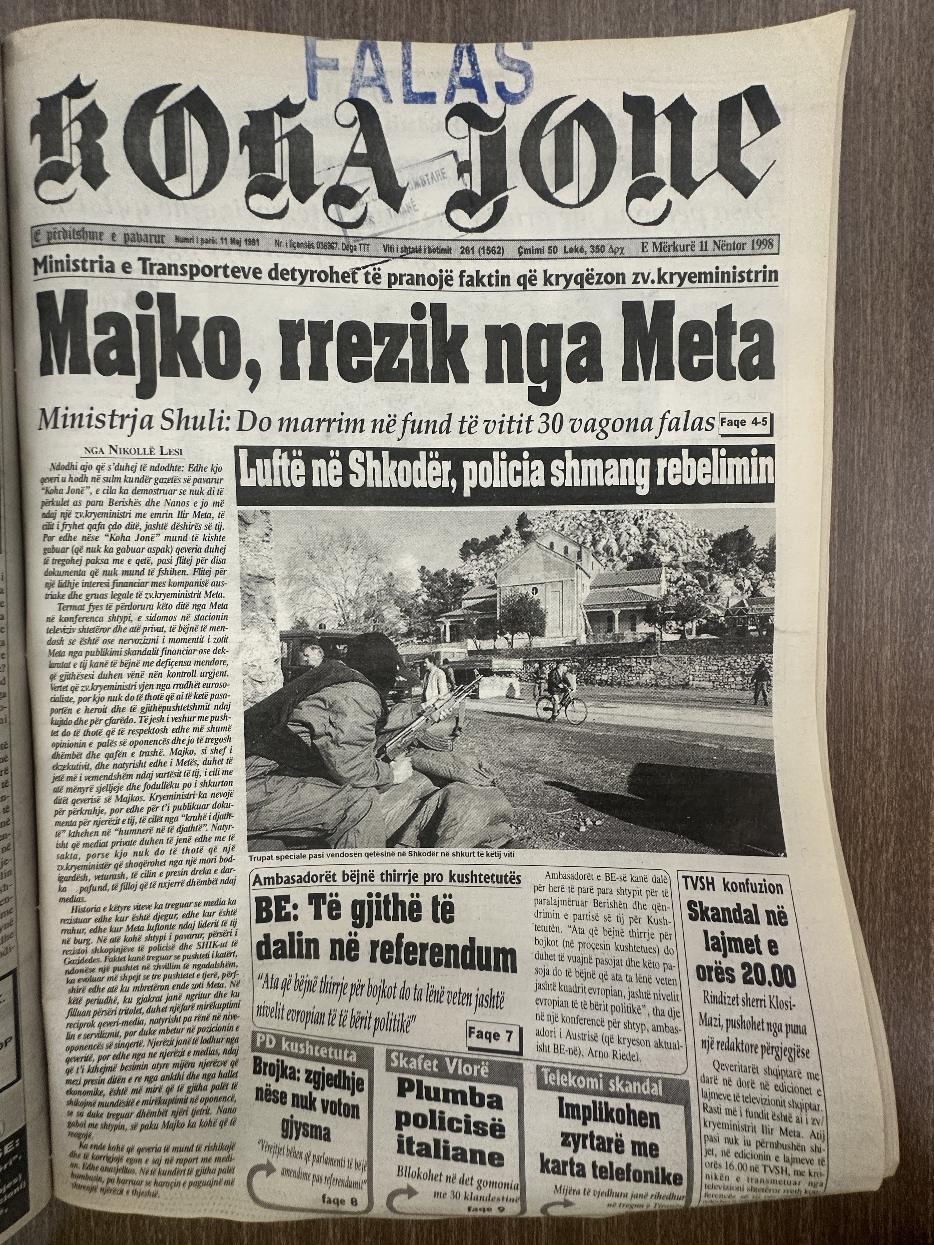 Koha Jonë 1998-11-11