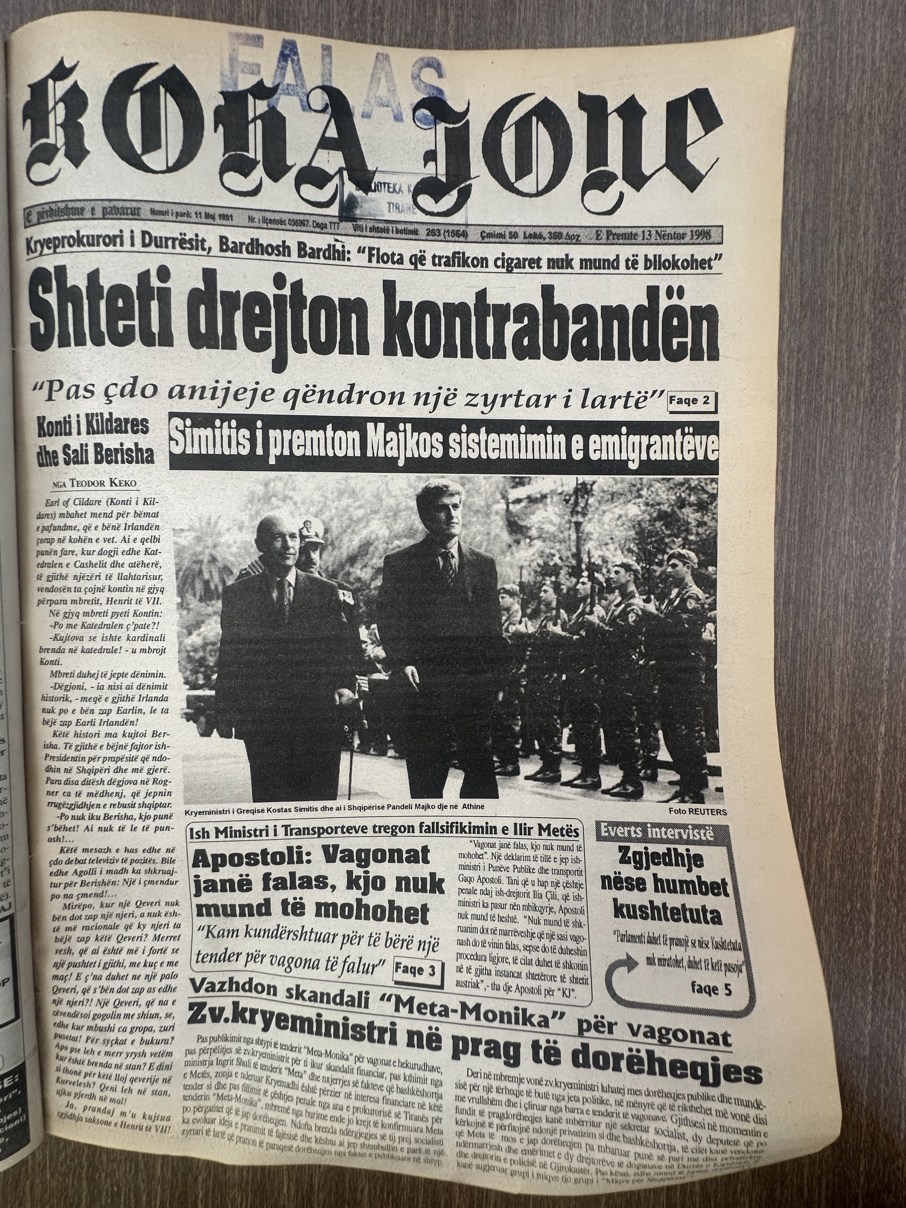 Koha Jonë 1998-11-13