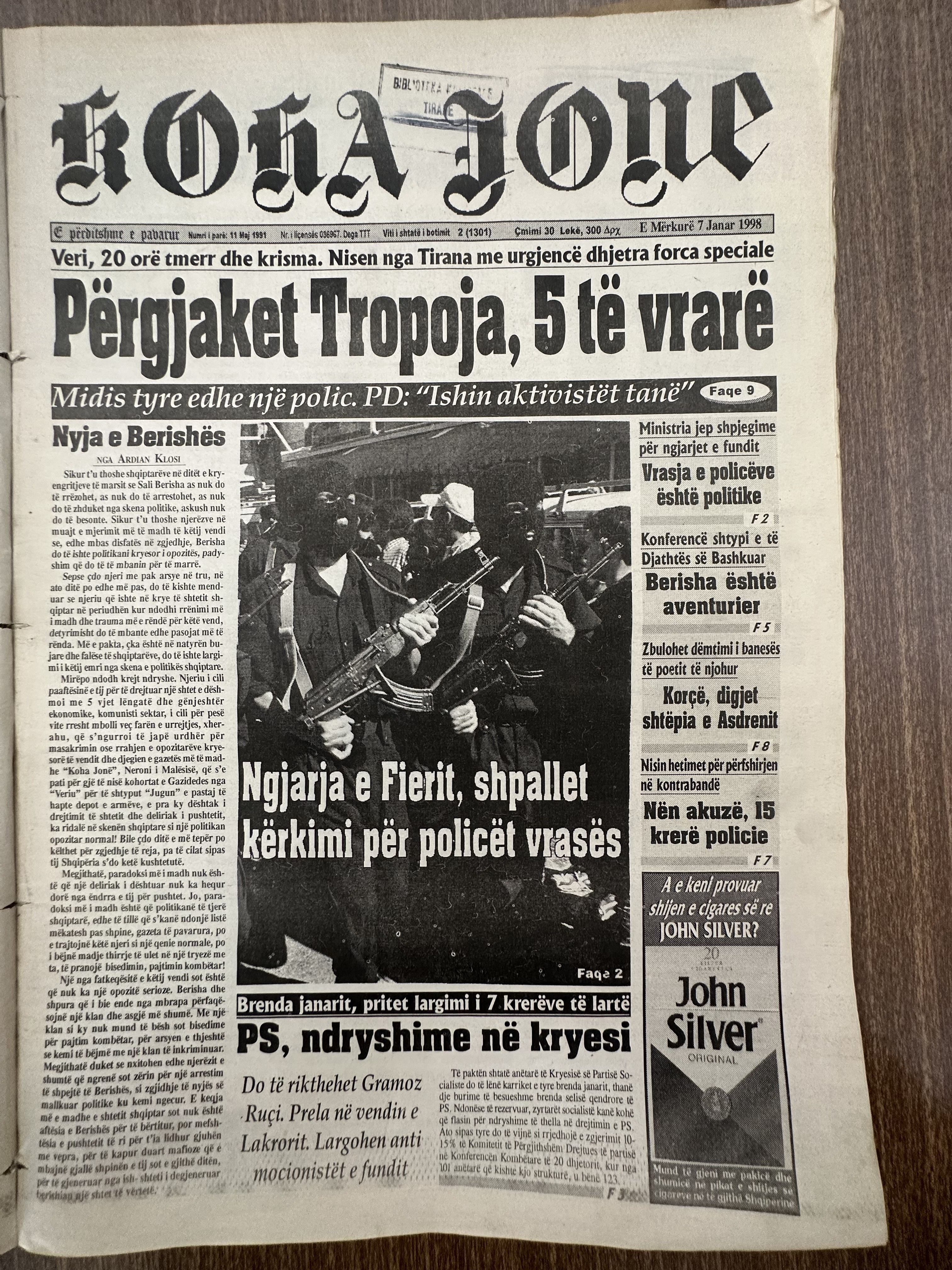 Koha Jonë 1998-01-07