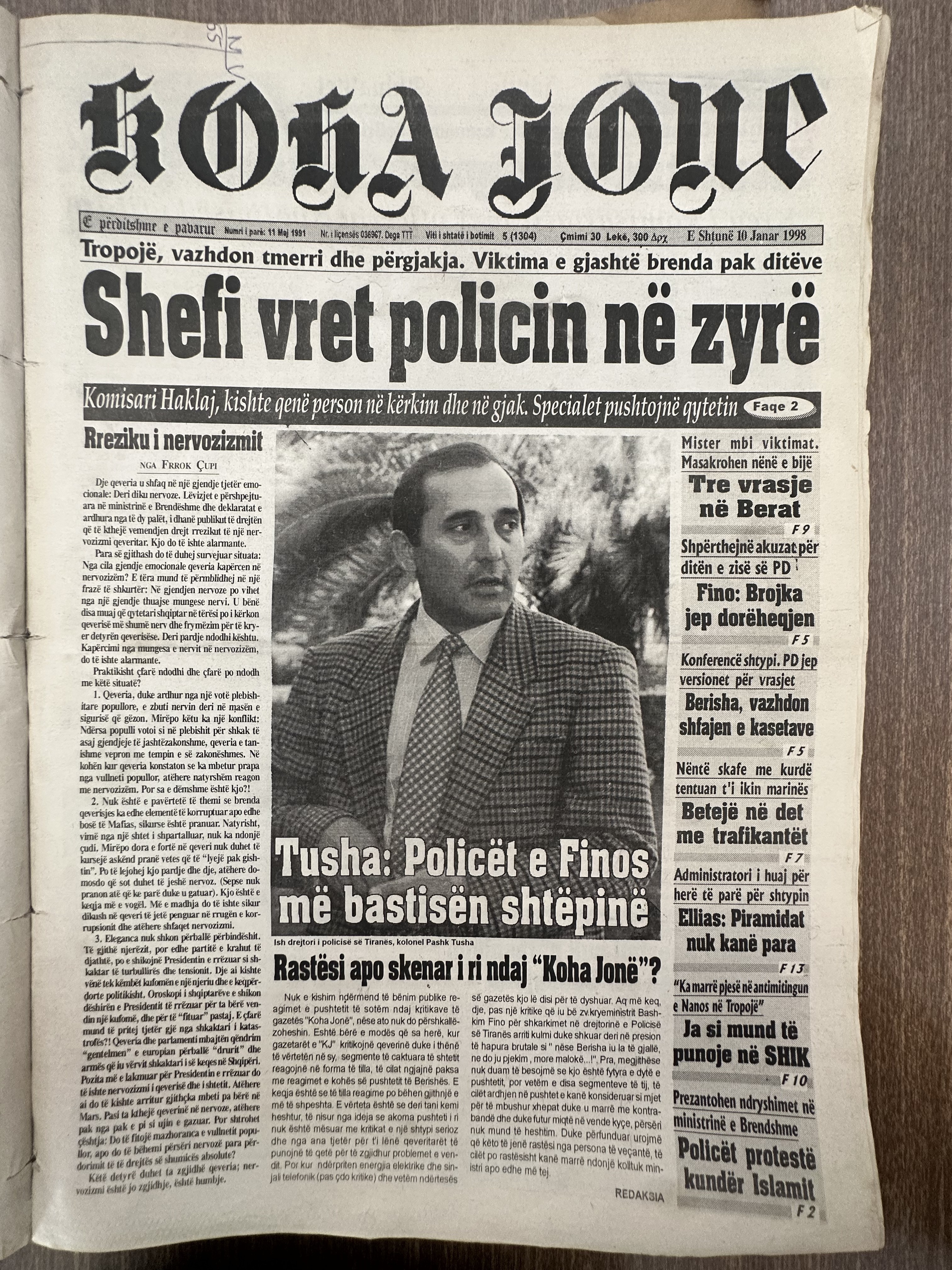 Koha Jonë 1998-01-10