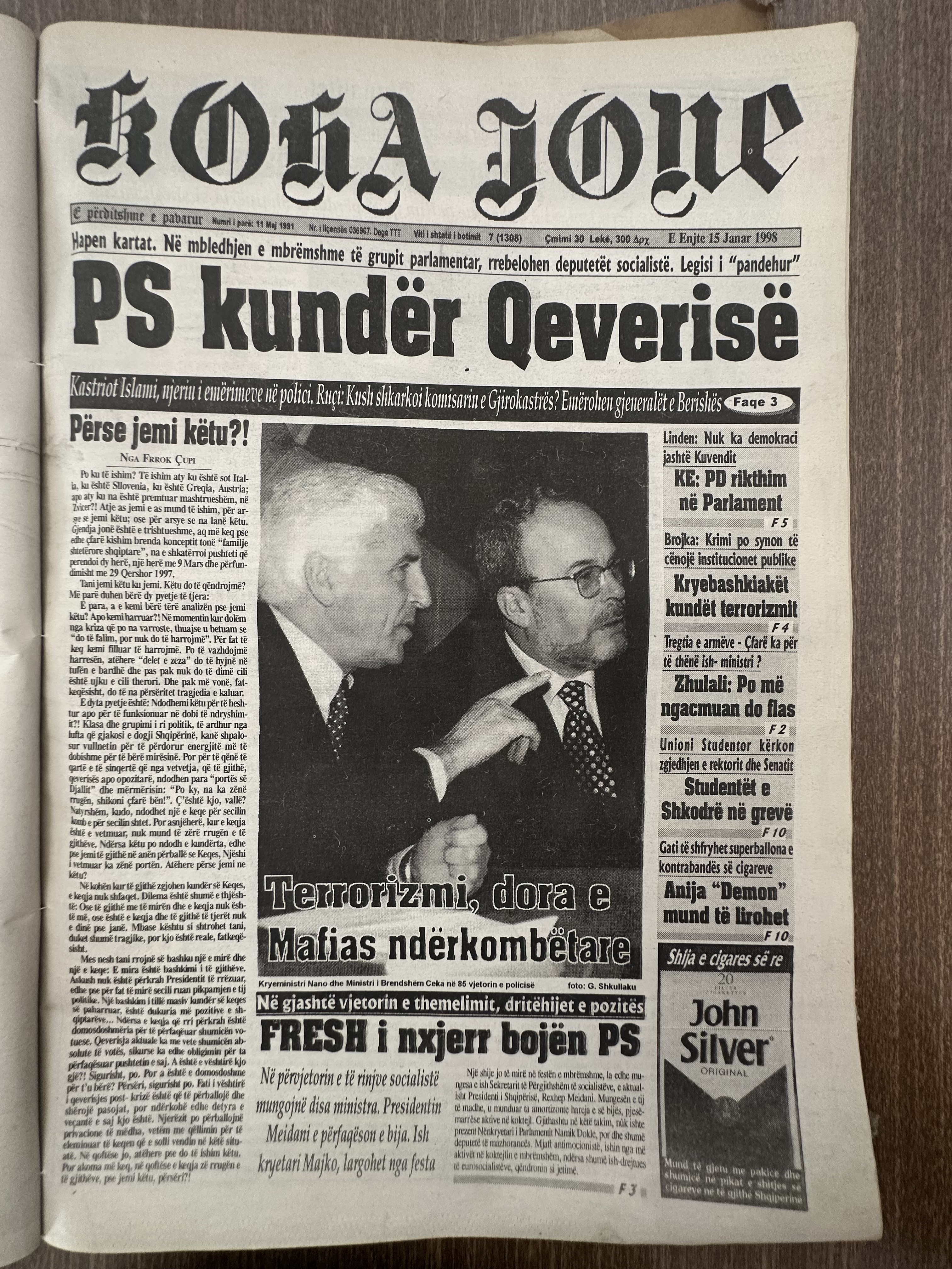 Koha Jonë 1998-01-15
