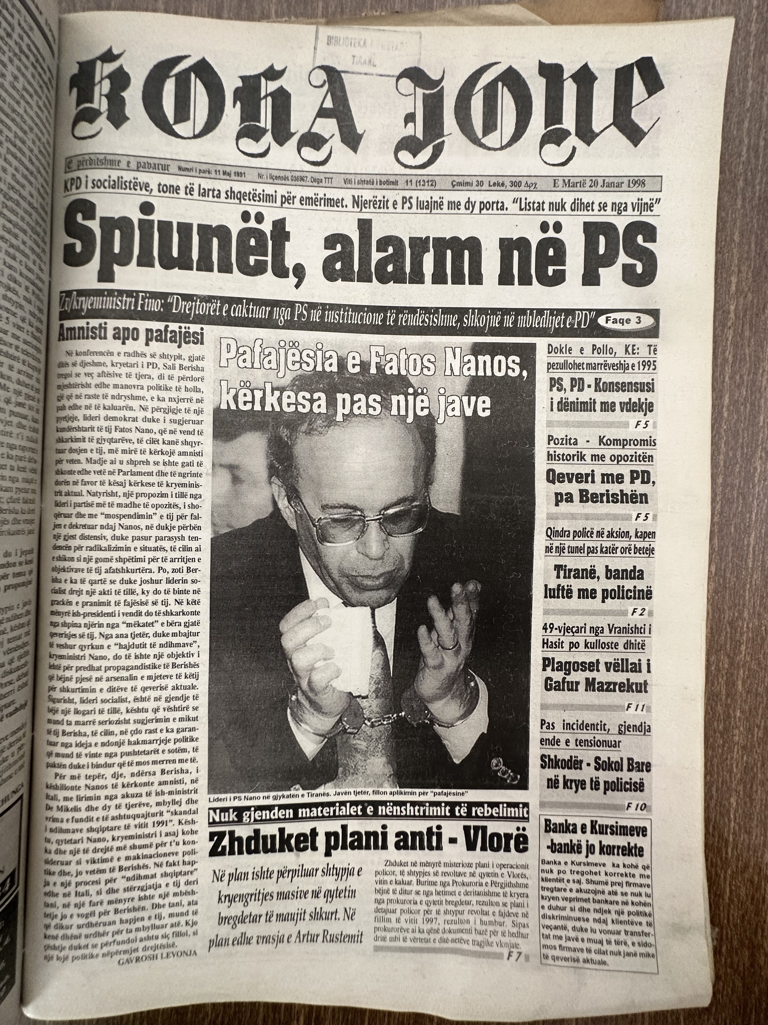 Koha Jonë 1998-01-20