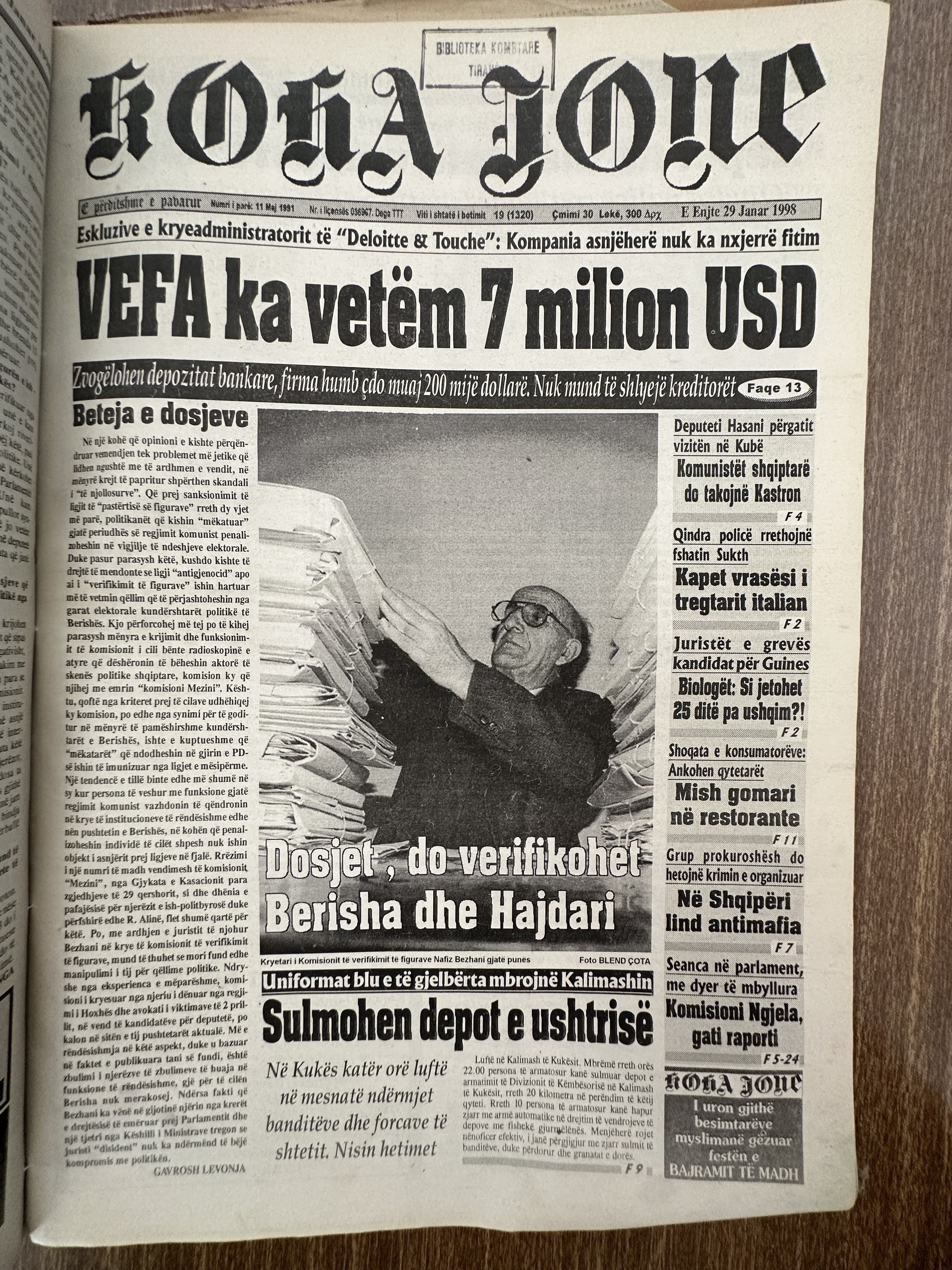 Koha Jonë 1998-01-29