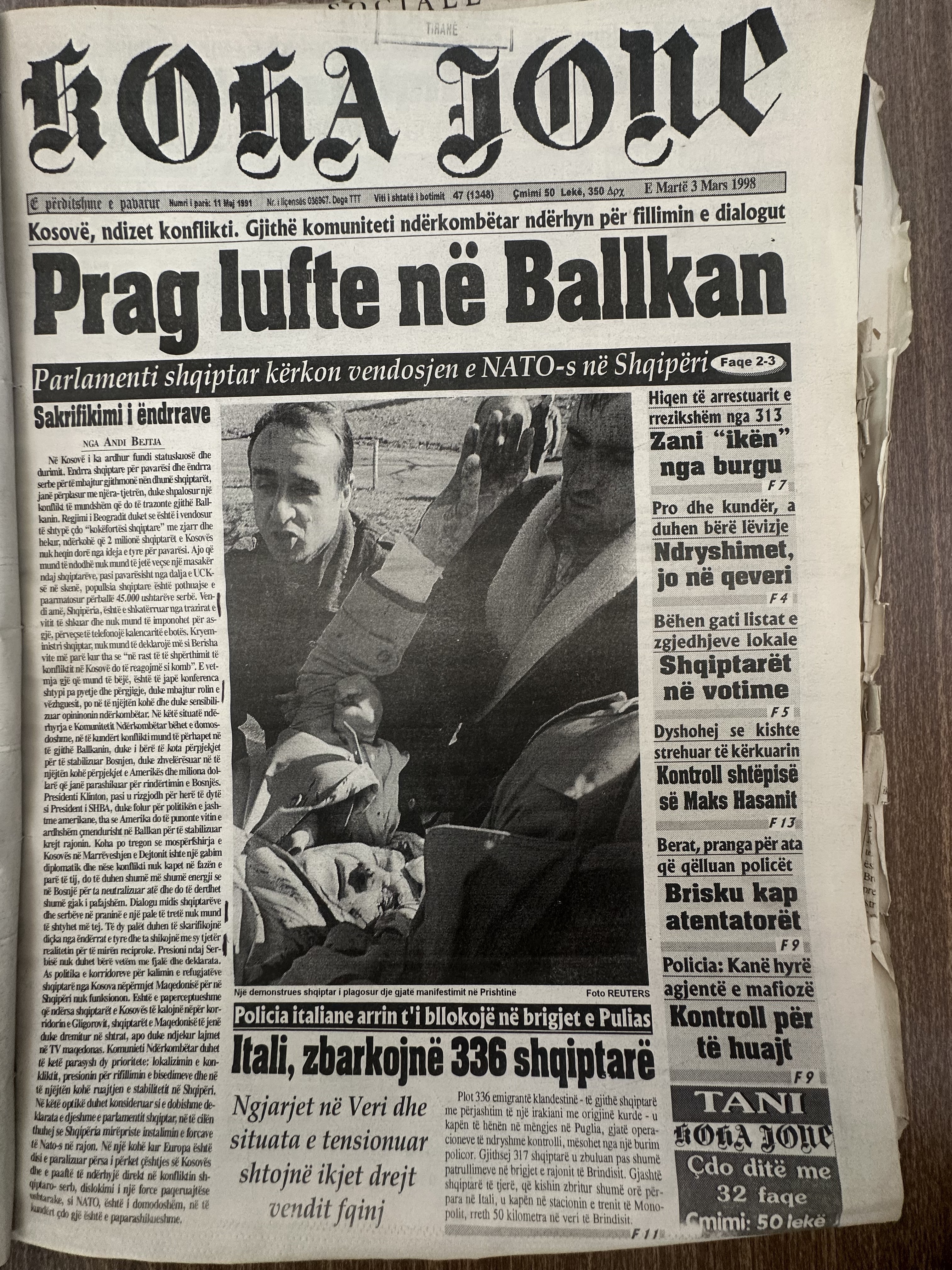 Koha Jonë 1998-03-03