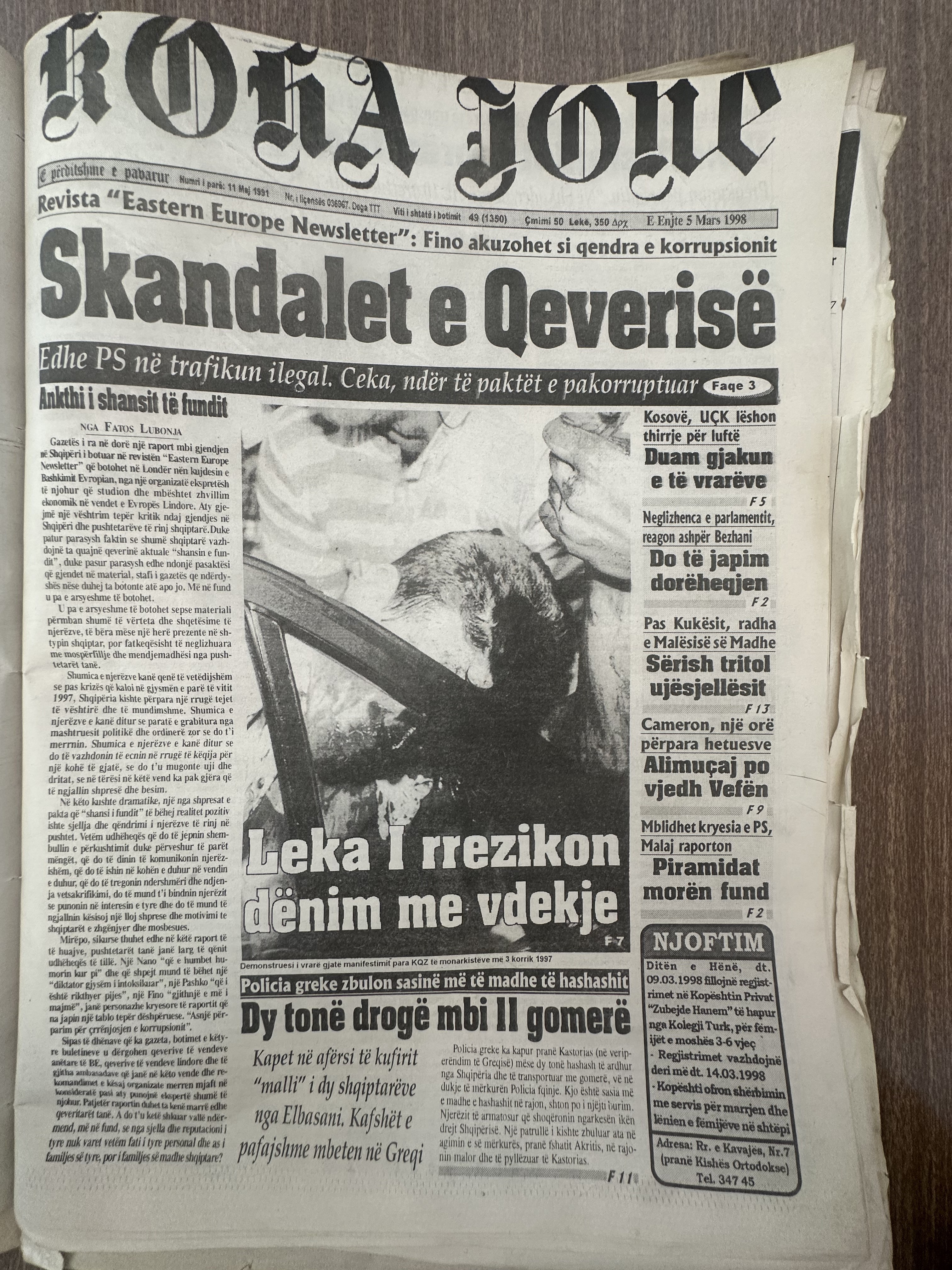 Koha Jonë 1998-03-05