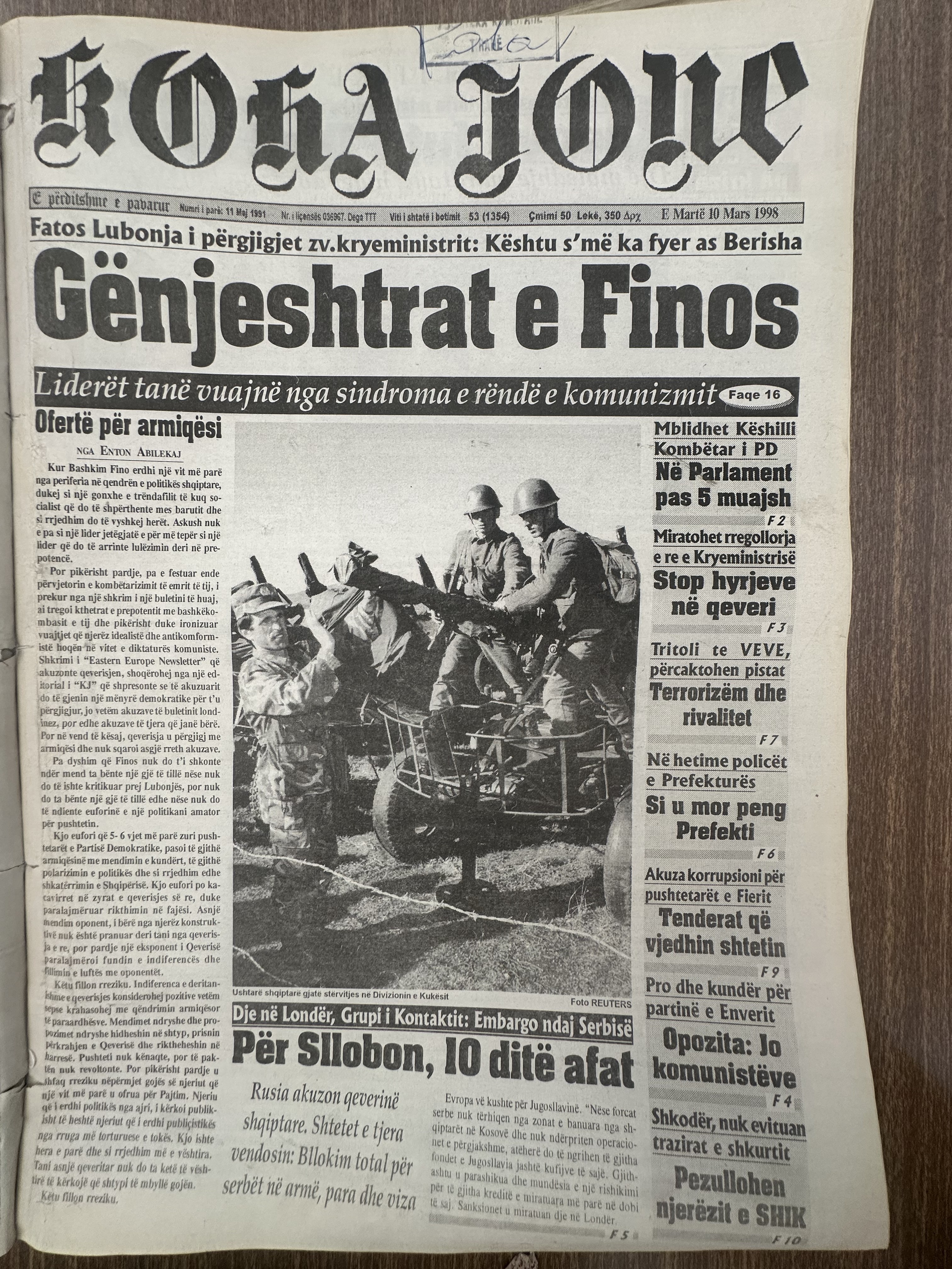 Koha Jonë 1998-03-10