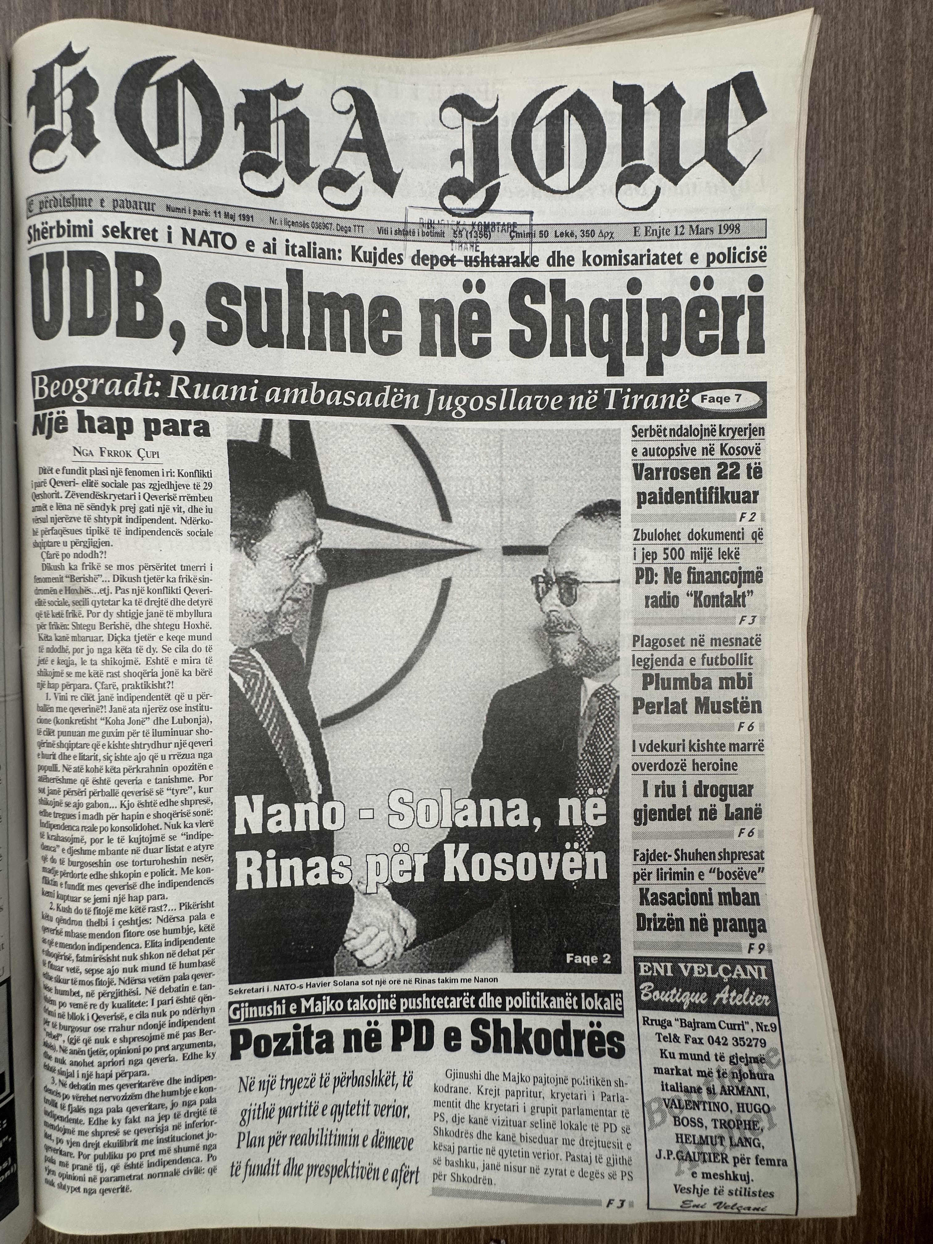 Koha Jonë 1999-03-12
