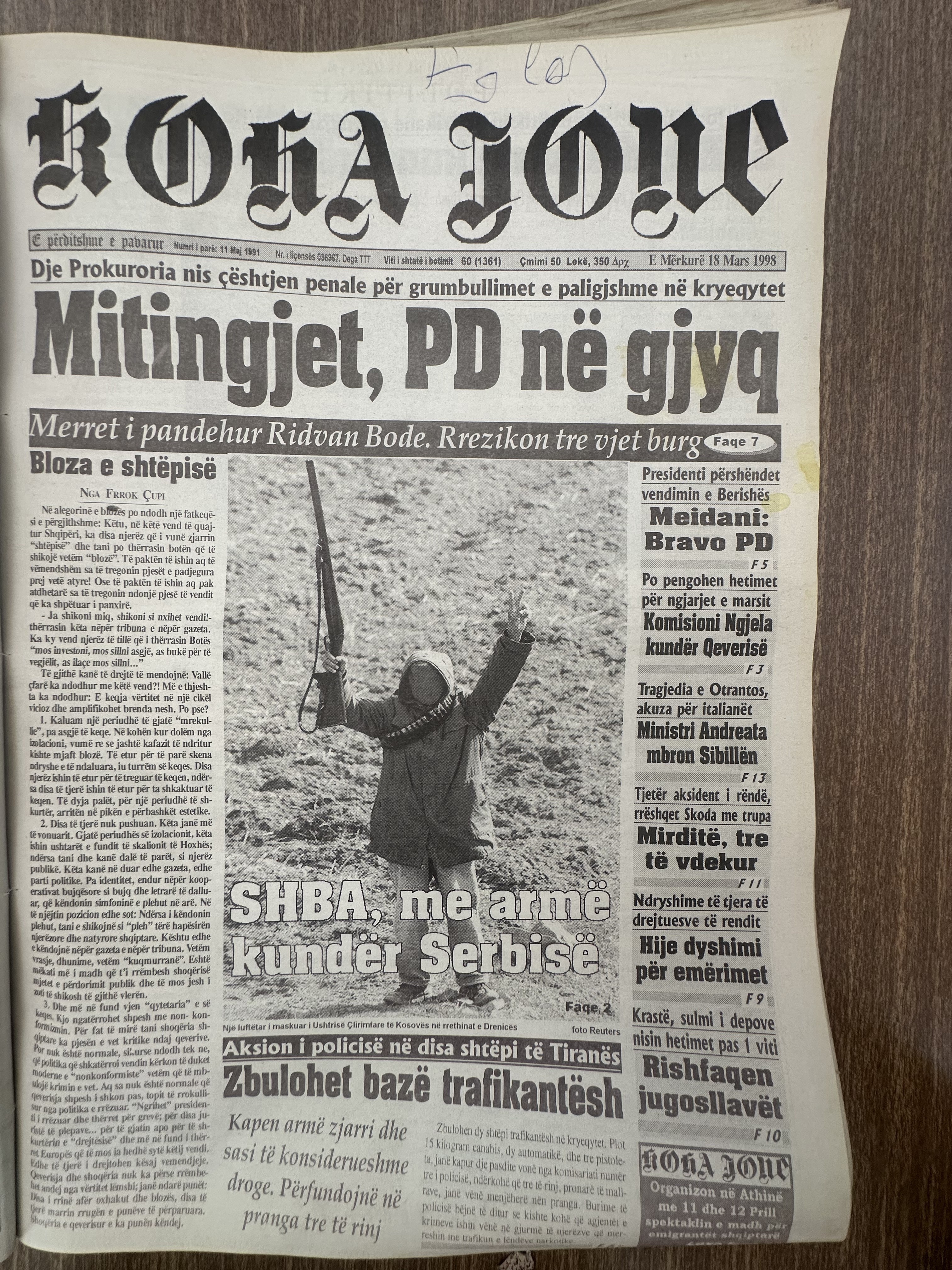 Koha Jonë 1998-03-18